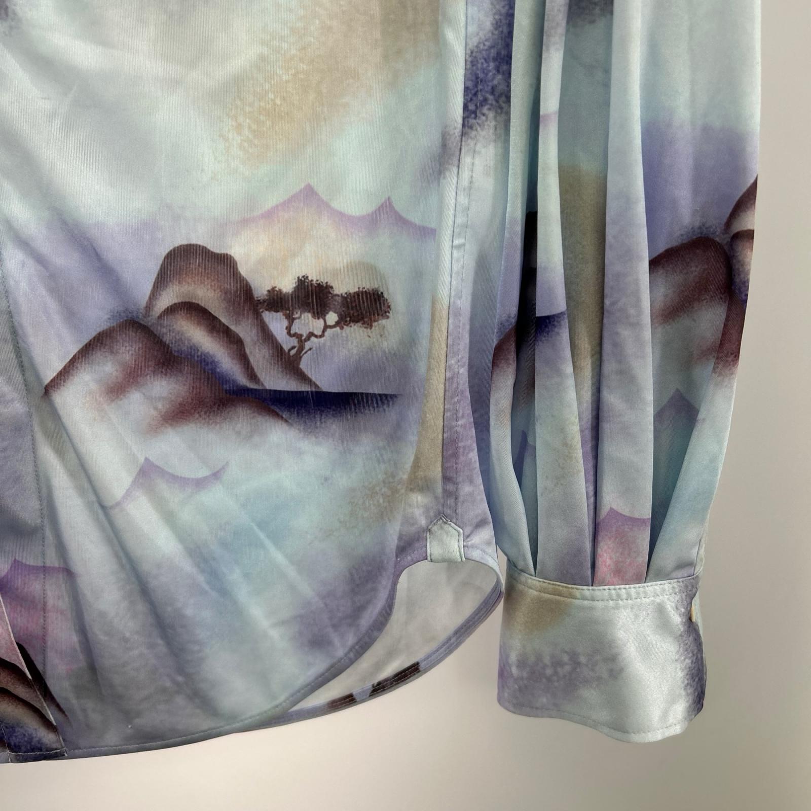 長袖シャツ SAMUEL GUI YANG 総柄シャツ マルチカラー
