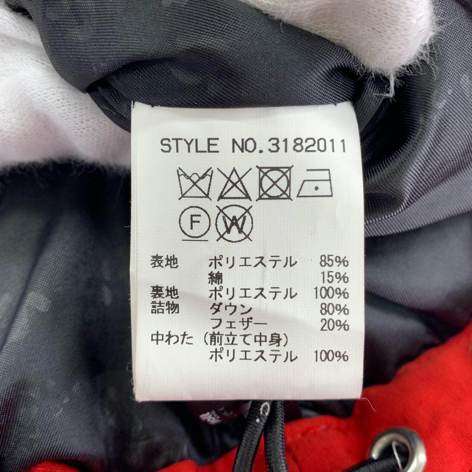 ダウンジャケット schott ダウンジャケット L レッド
