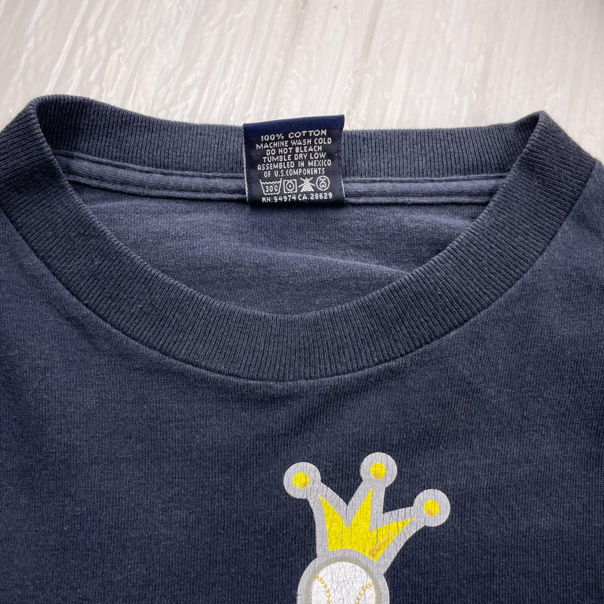 半袖Tシャツ 紺タグ Sロゴ ネイビー (S) S ネイビー