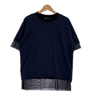 半袖Tシャツ レイヤードTee 青系 3