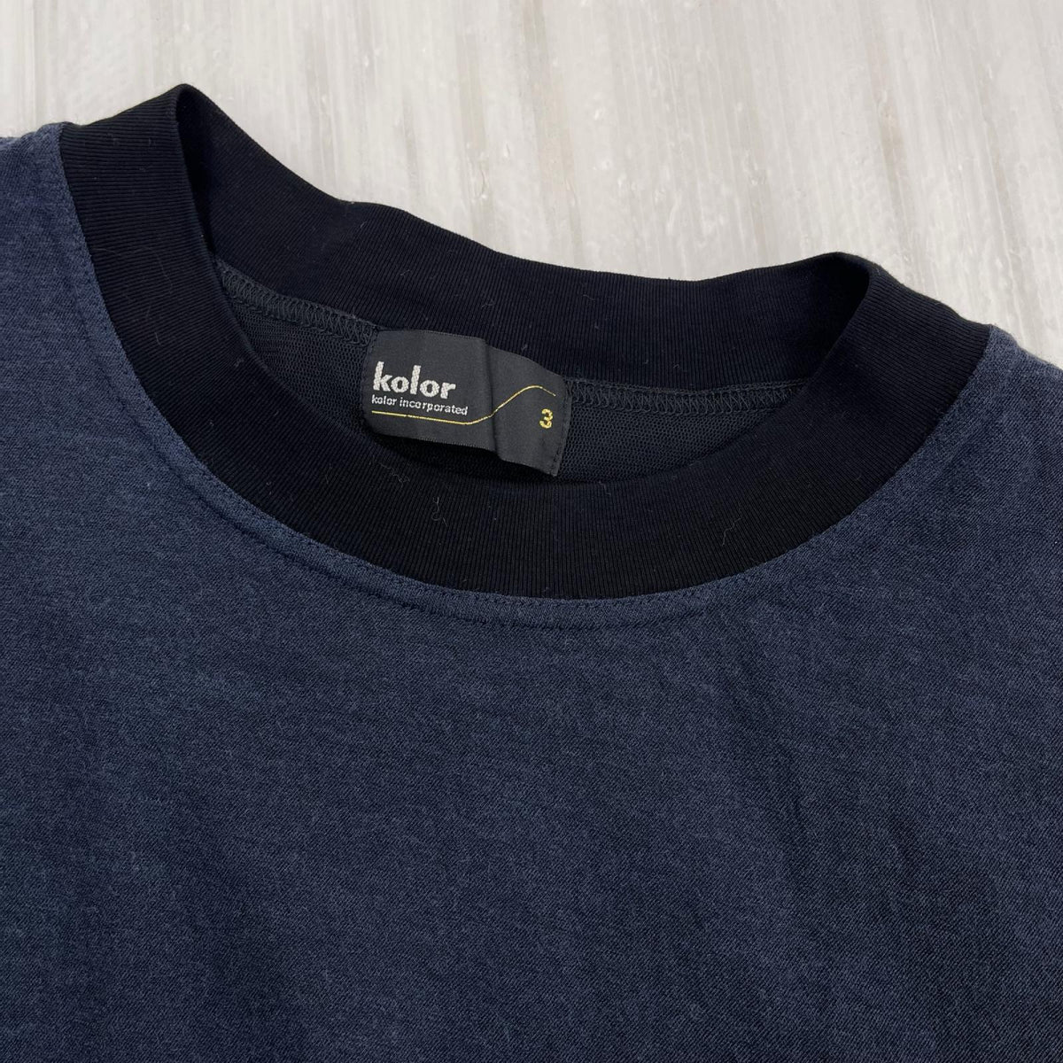 半袖Tシャツ レイヤードTee 青系 3
