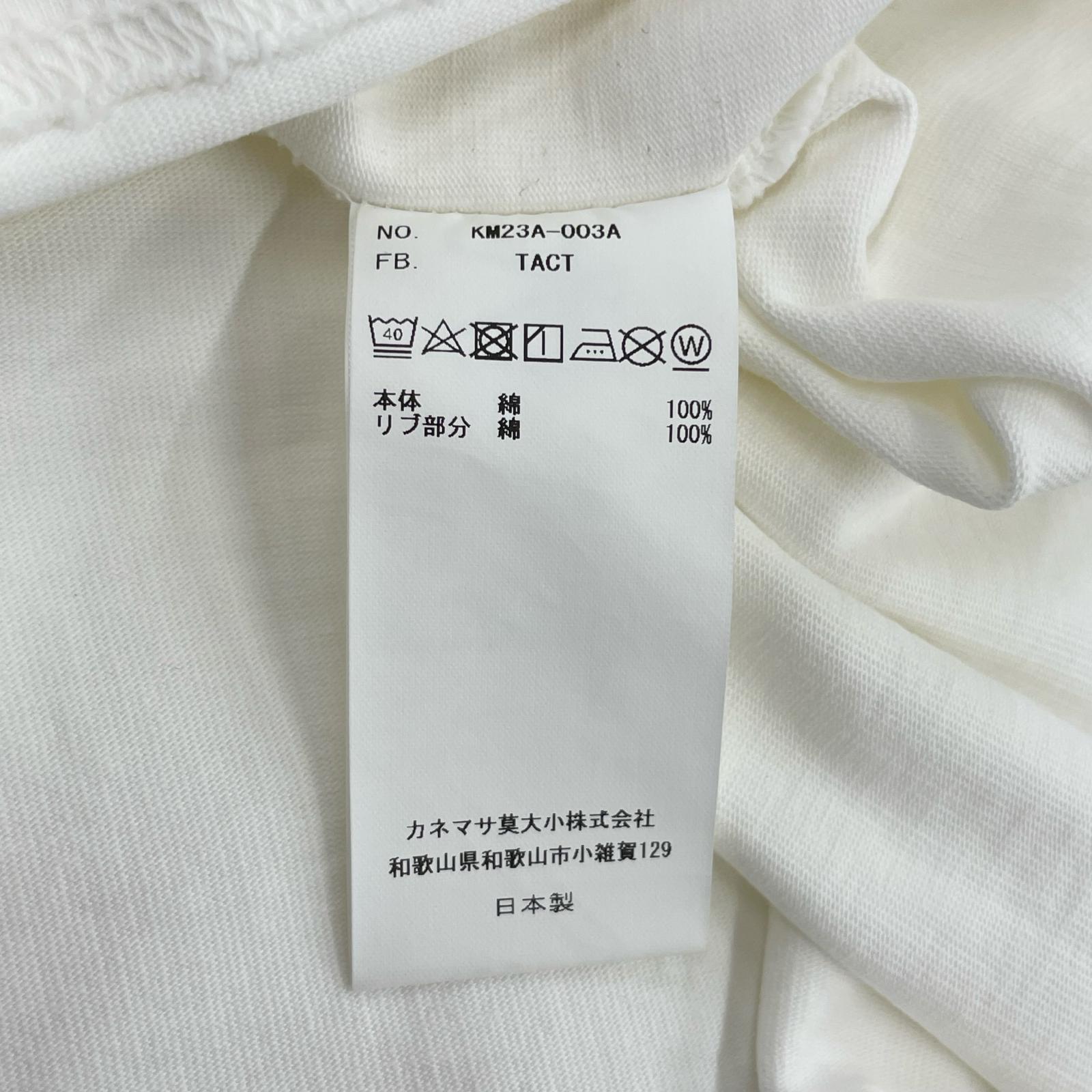 長袖Tシャツ KANEMASA PHIL コットン ロンT L ホワイト L ホワイト