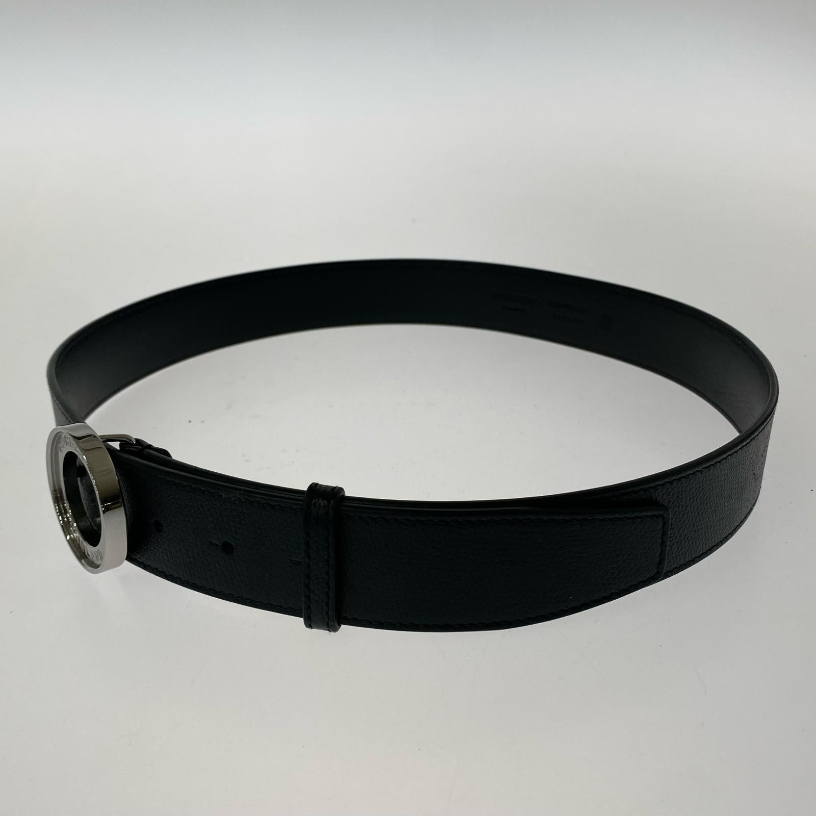 その他アクセサリー サークルロゴ レザーベルト BLK ブラック
