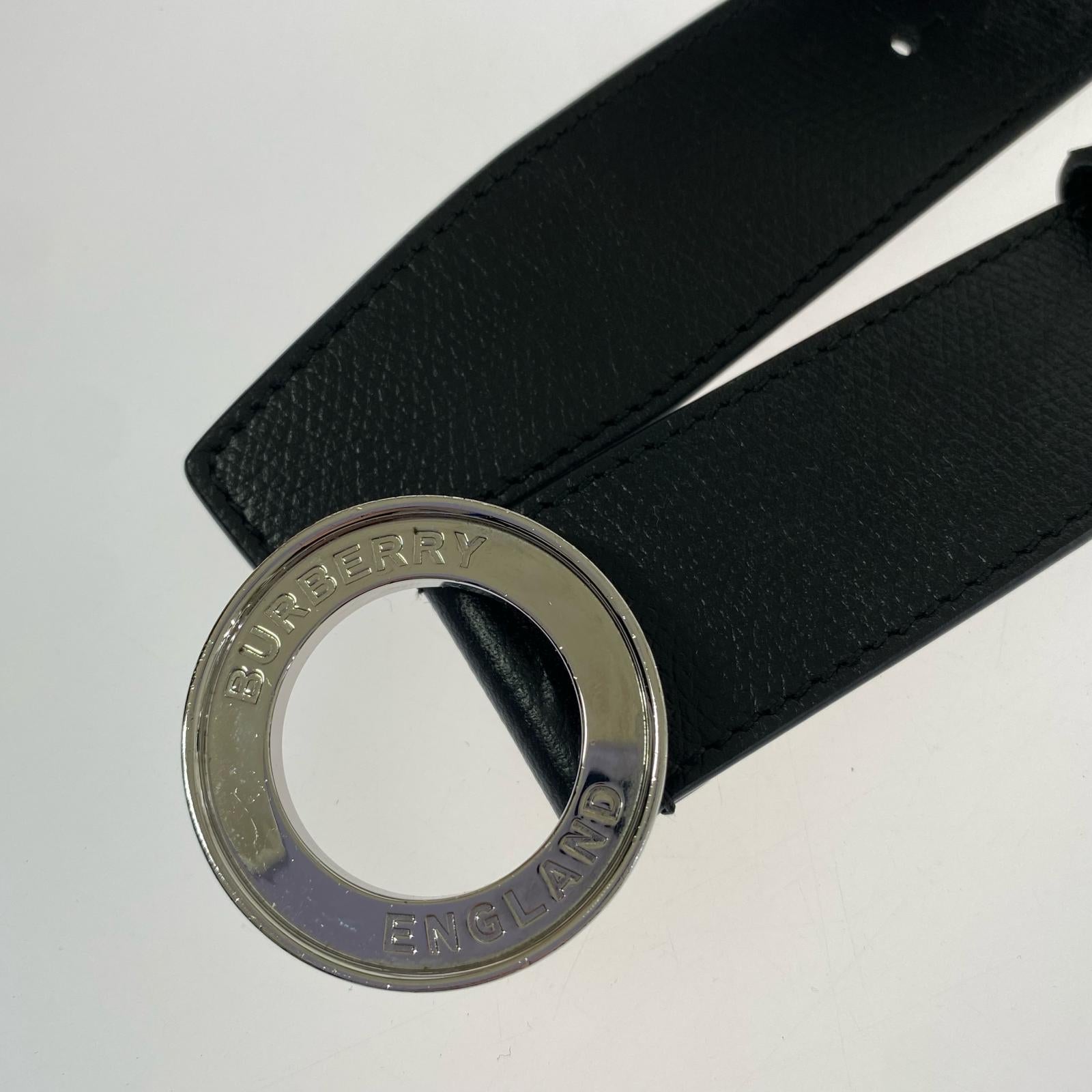 その他アクセサリー サークルロゴ レザーベルト BLK ブラック