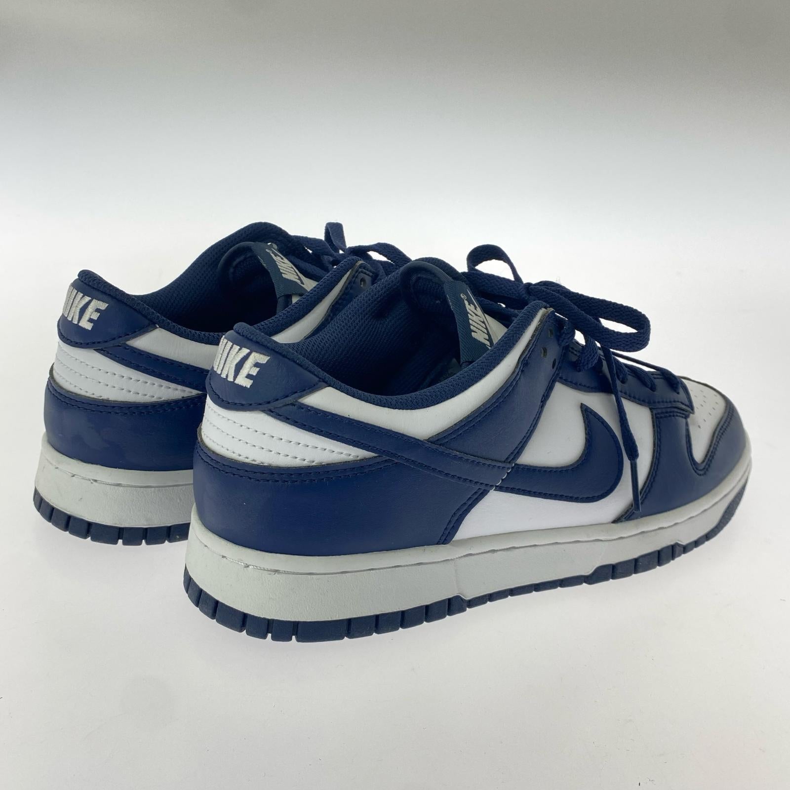 スニーカー Dunk Low Retro 27.5cm ホワイト/ネイビー 27.5cm (US9 1/2 UK9 EU45)
