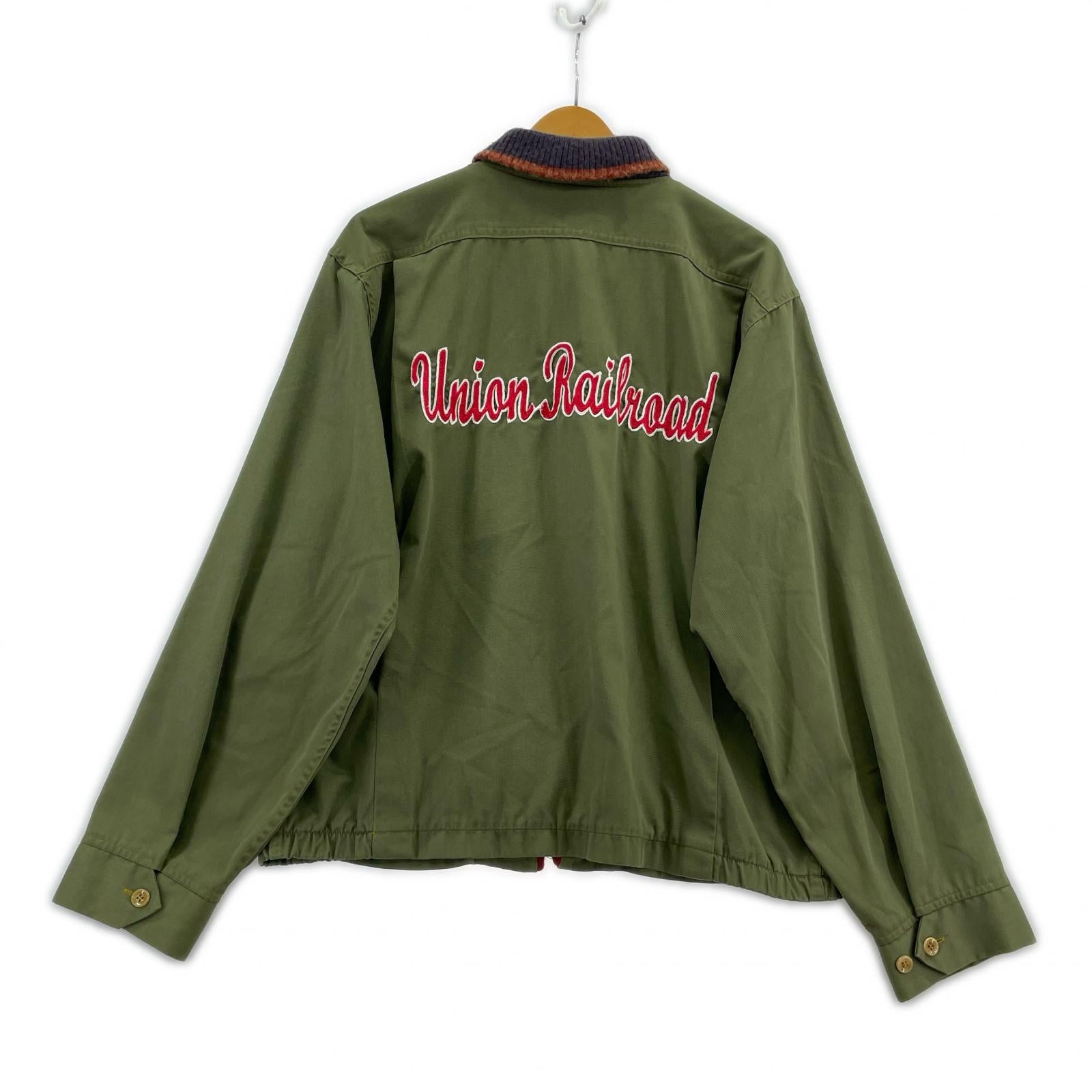 ジャケット Style Eyes ワッペンジップアップジャケット グリーン L グリーン
