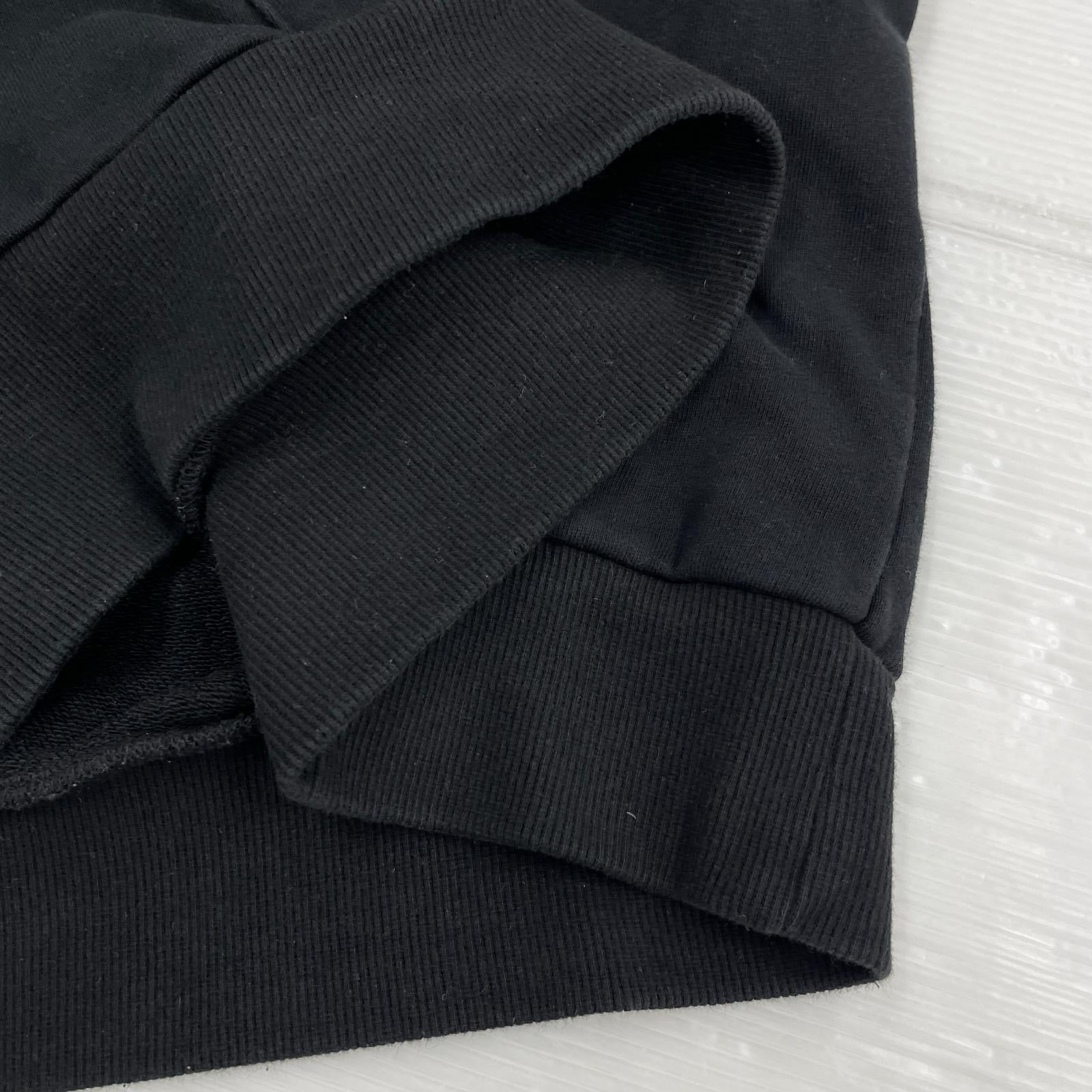 パーカー CRONOS ロゴ刺繍パーカー S ブラック ブラック