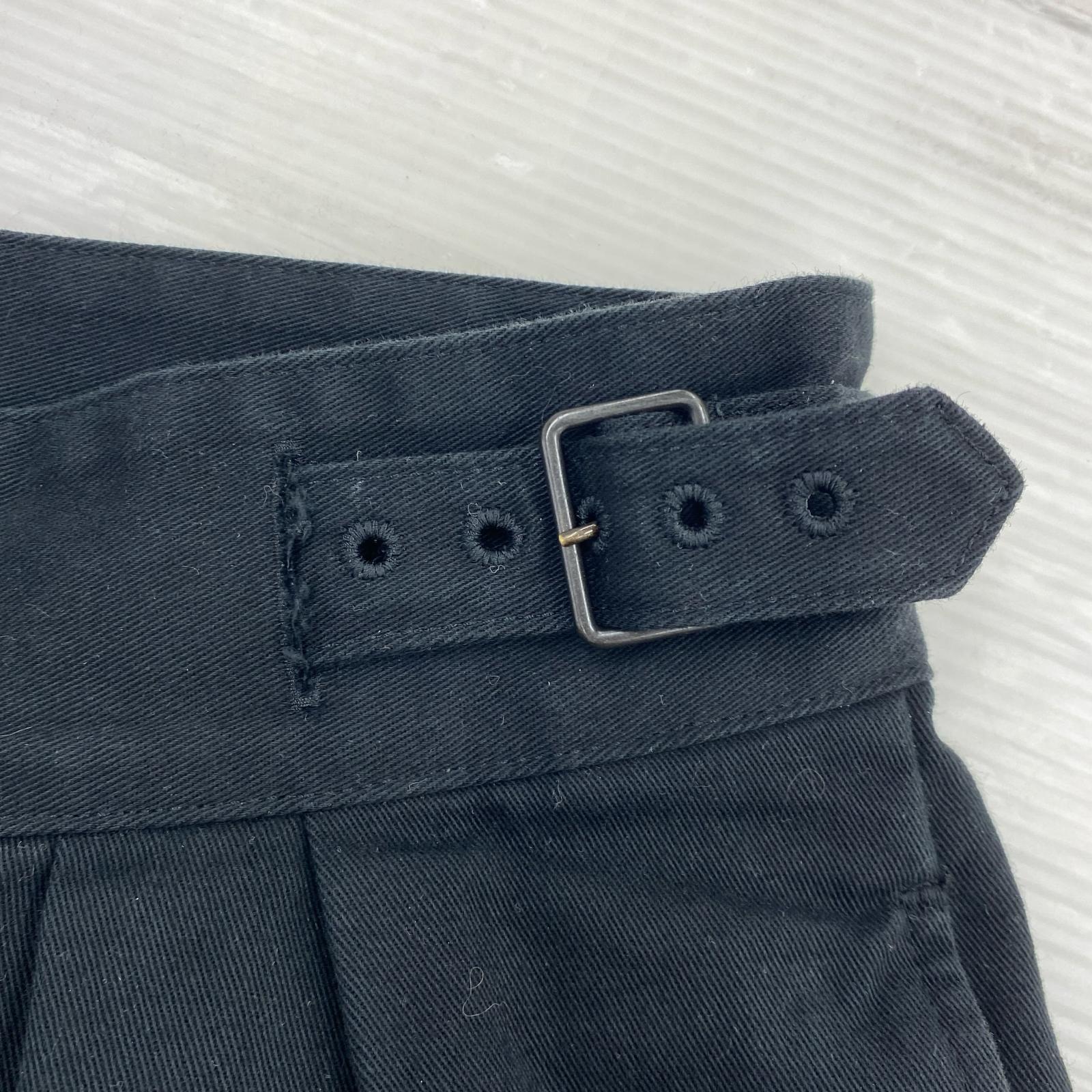 ショートパンツ 25SS GURKHA SHORT PANTS L 黒 L ブラック