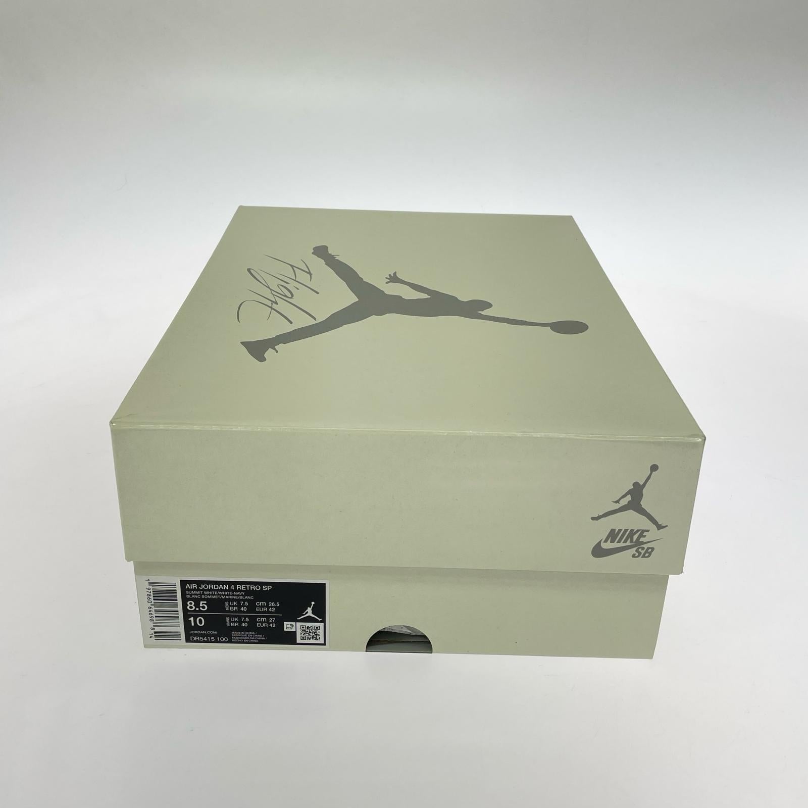 スニーカー AIR JORDAN4RETRO SP 26.5cm (US8 1/2 UK8 EU43) ホワイト