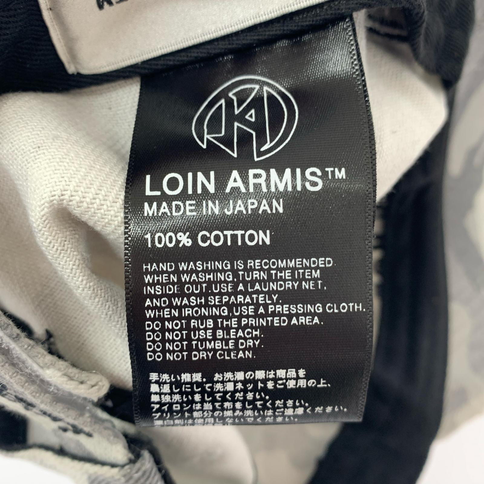 キャップ LOIN ARMIS After the war cap ダメージ加工 カモフラ グレー
