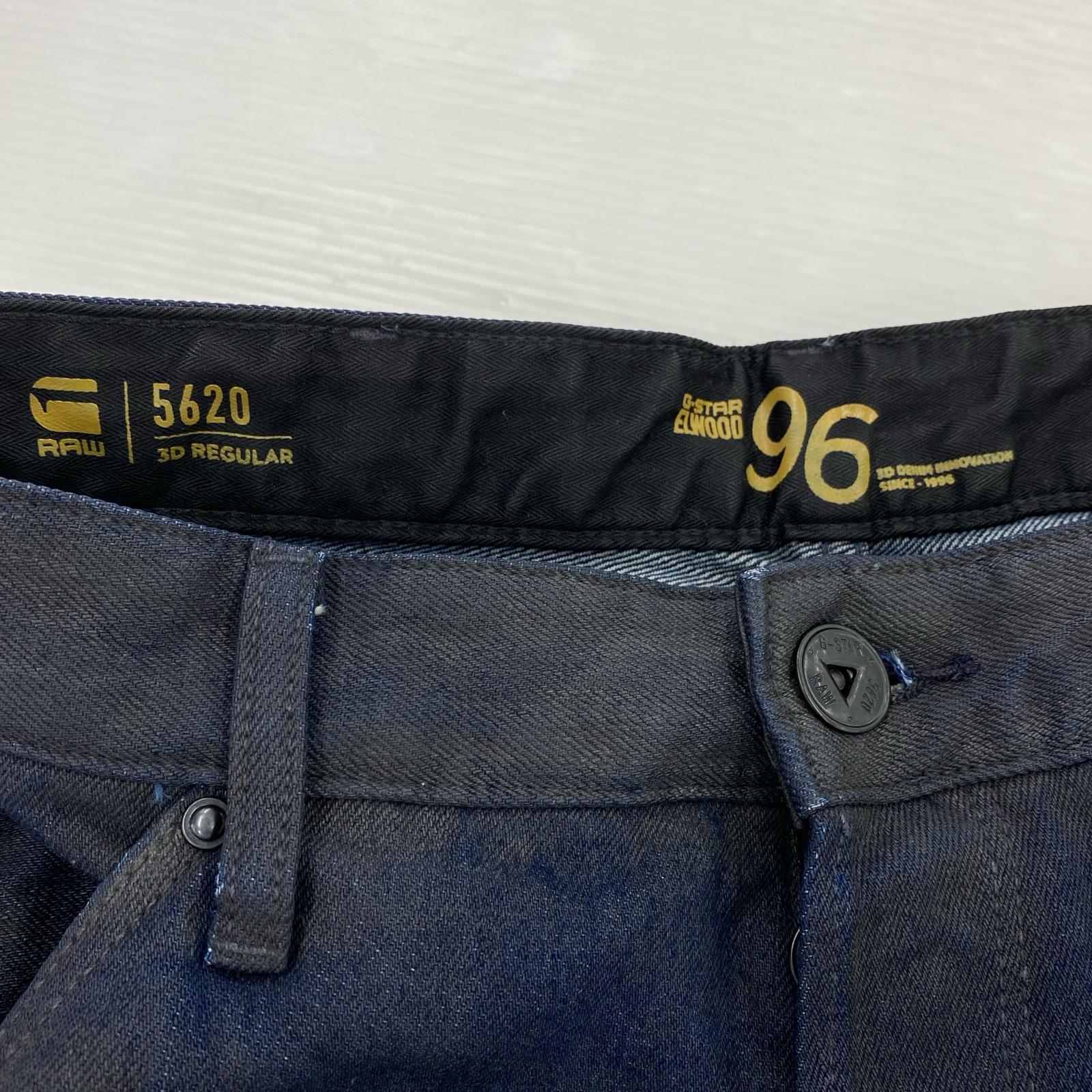 デニムパンツ G-STAR RAW Elwood Regular Jeans ネイビー 28 ネイビー