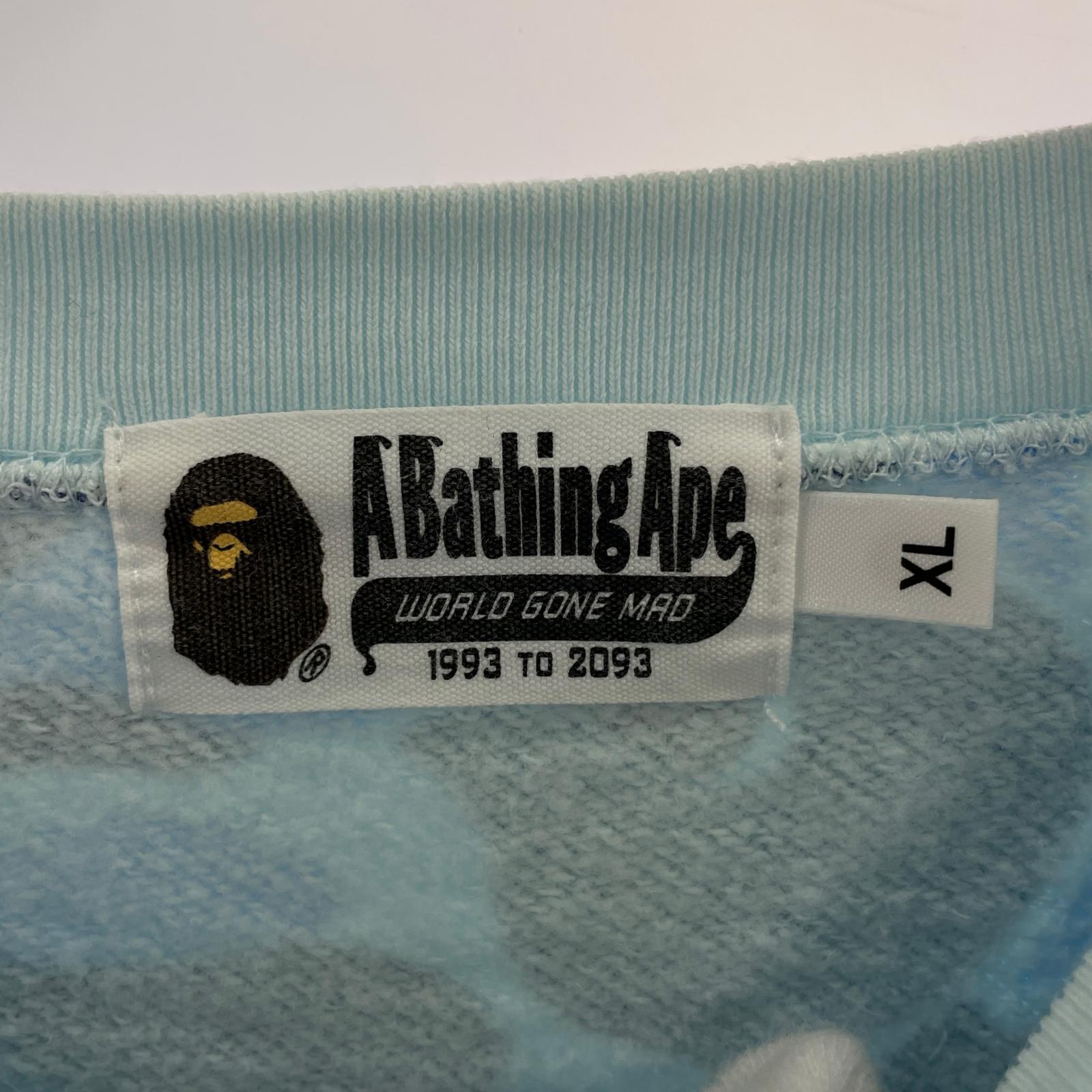 スウェット SHARK CAMO BLUE CREWNECK SIZE:XL LL