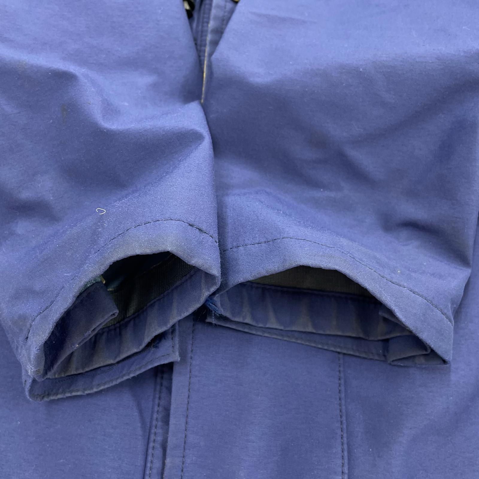ジャケット 90s イギリス製 GORE-TEX マウンテンパーカー(XL) 劣化部分あり ネイビー