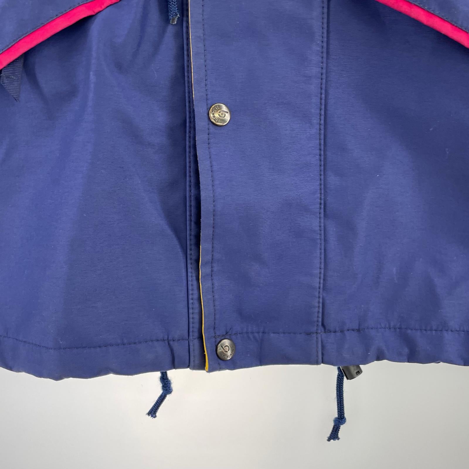 ジャケット 90s イギリス製 GORE-TEX マウンテンパーカー(XL) 劣化部分あり ネイビー