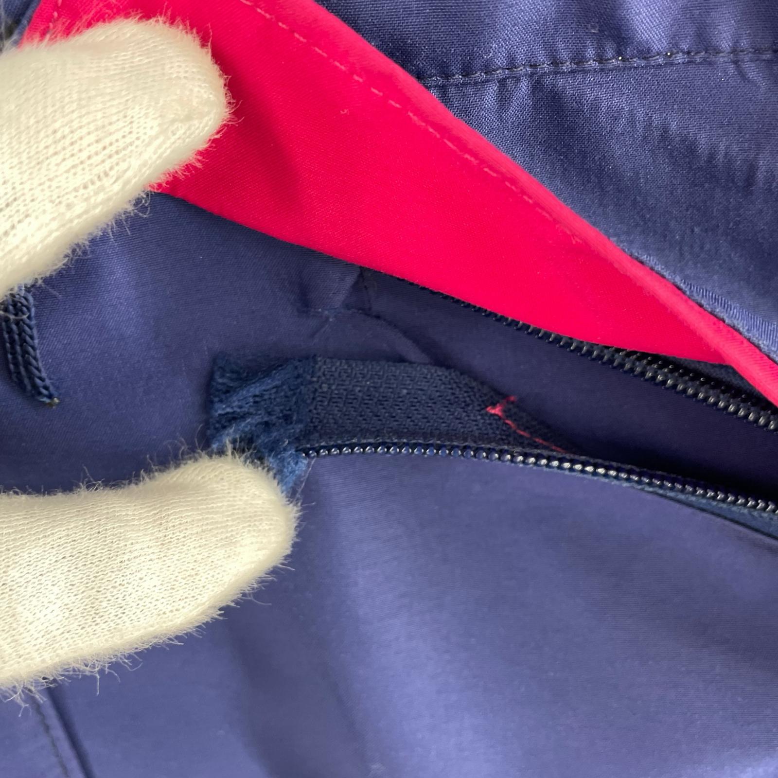 ジャケット 90s イギリス製 GORE-TEX マウンテンパーカー(XL) 劣化部分あり ネイビー