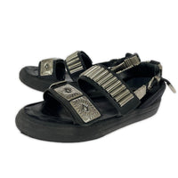 サンダル METAL SNEAKER SANDALS 42 ブラック