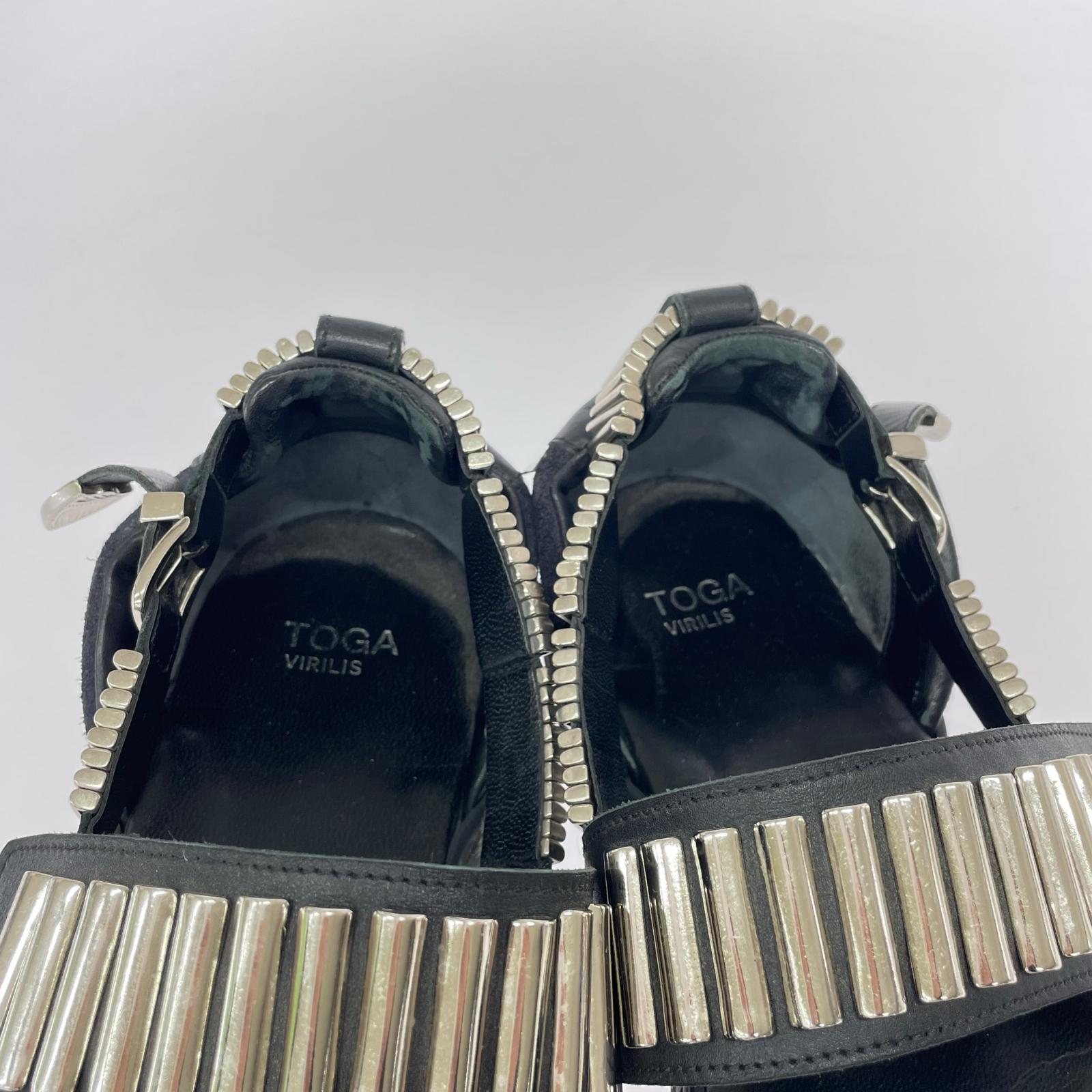 サンダル METAL SNEAKER SANDALS 42 ブラック