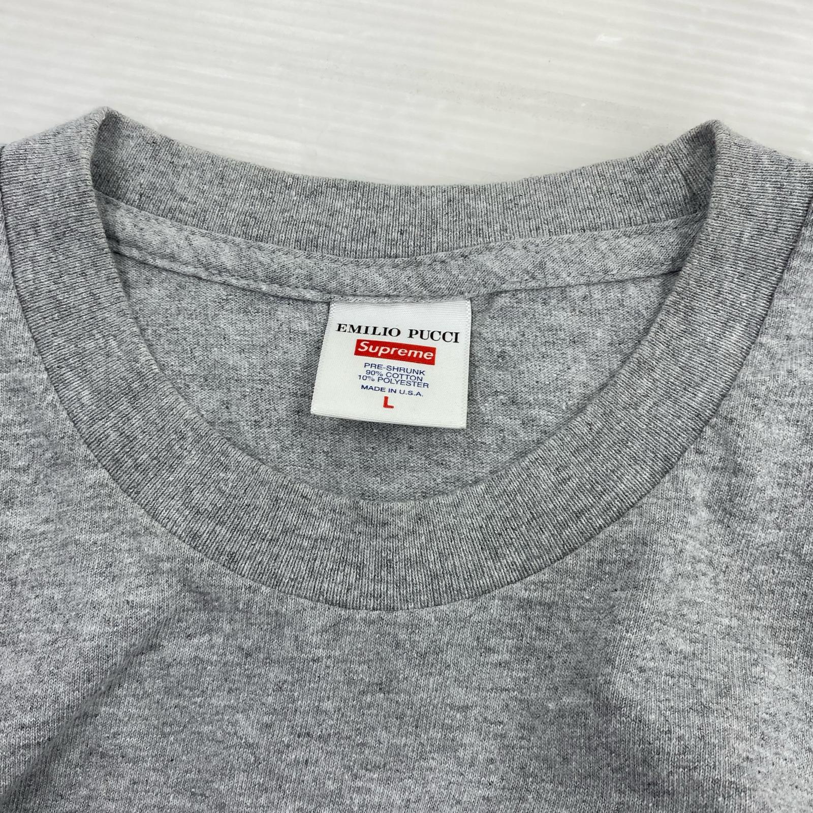 半袖Tシャツ EMILIO PUCCI グレー L L グレー