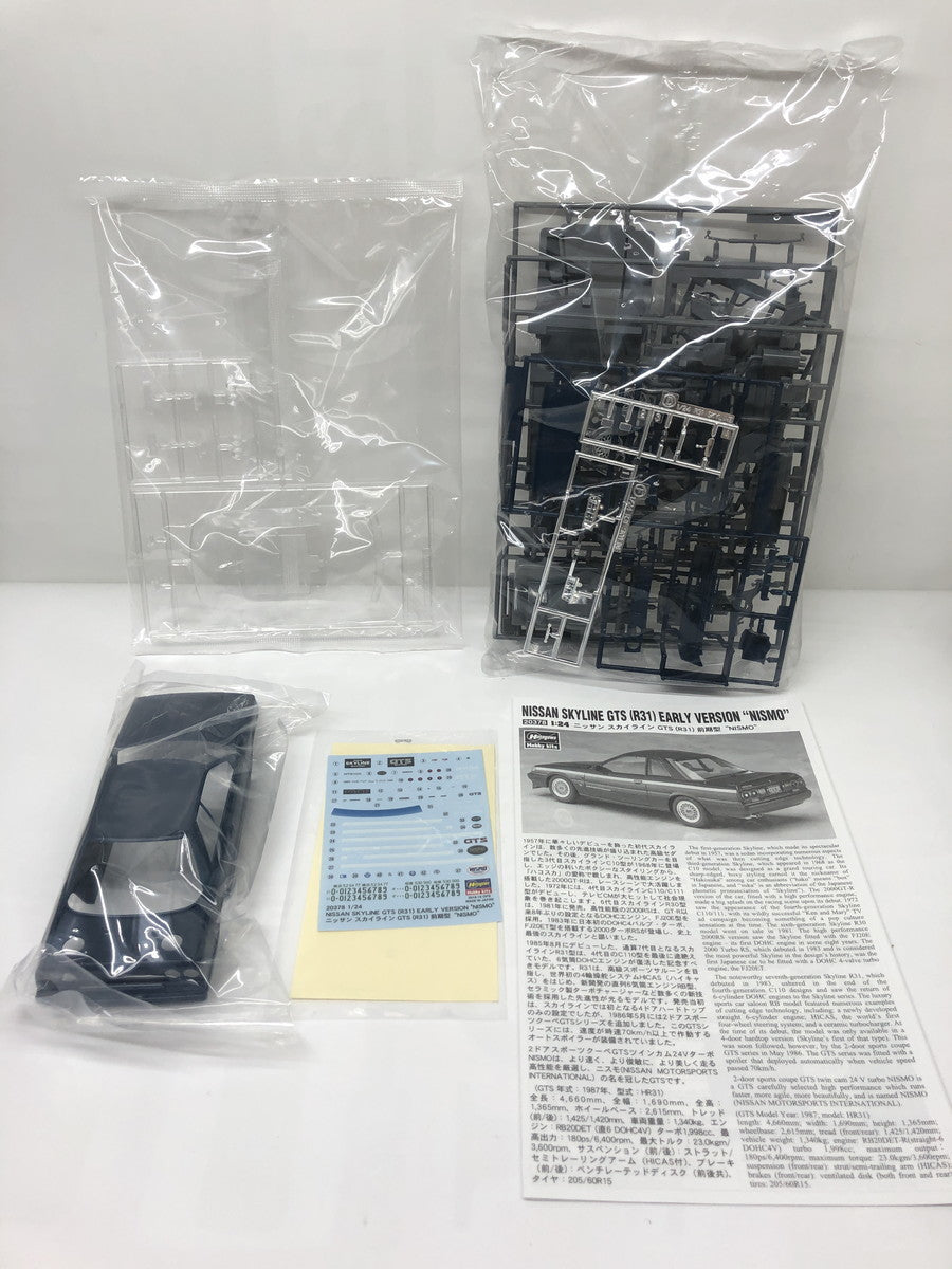 ハセガワ 1/24 スカイラインGTS R31 カープラモ・ミニ四駆