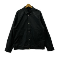 長袖シャツ EURO GOAT LEATHER SHIRT JACKET M ブラック