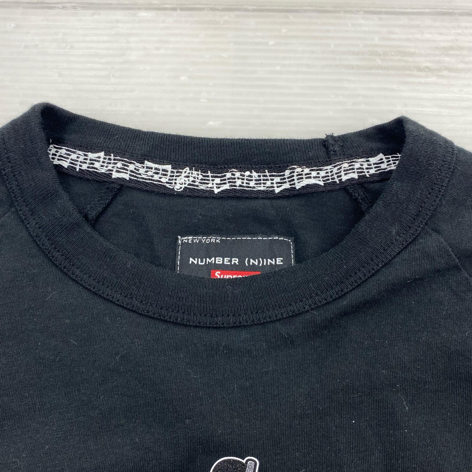 長袖Tシャツ Number(N)ine×Mickey Mouse Raglan L/S Top M ブラック