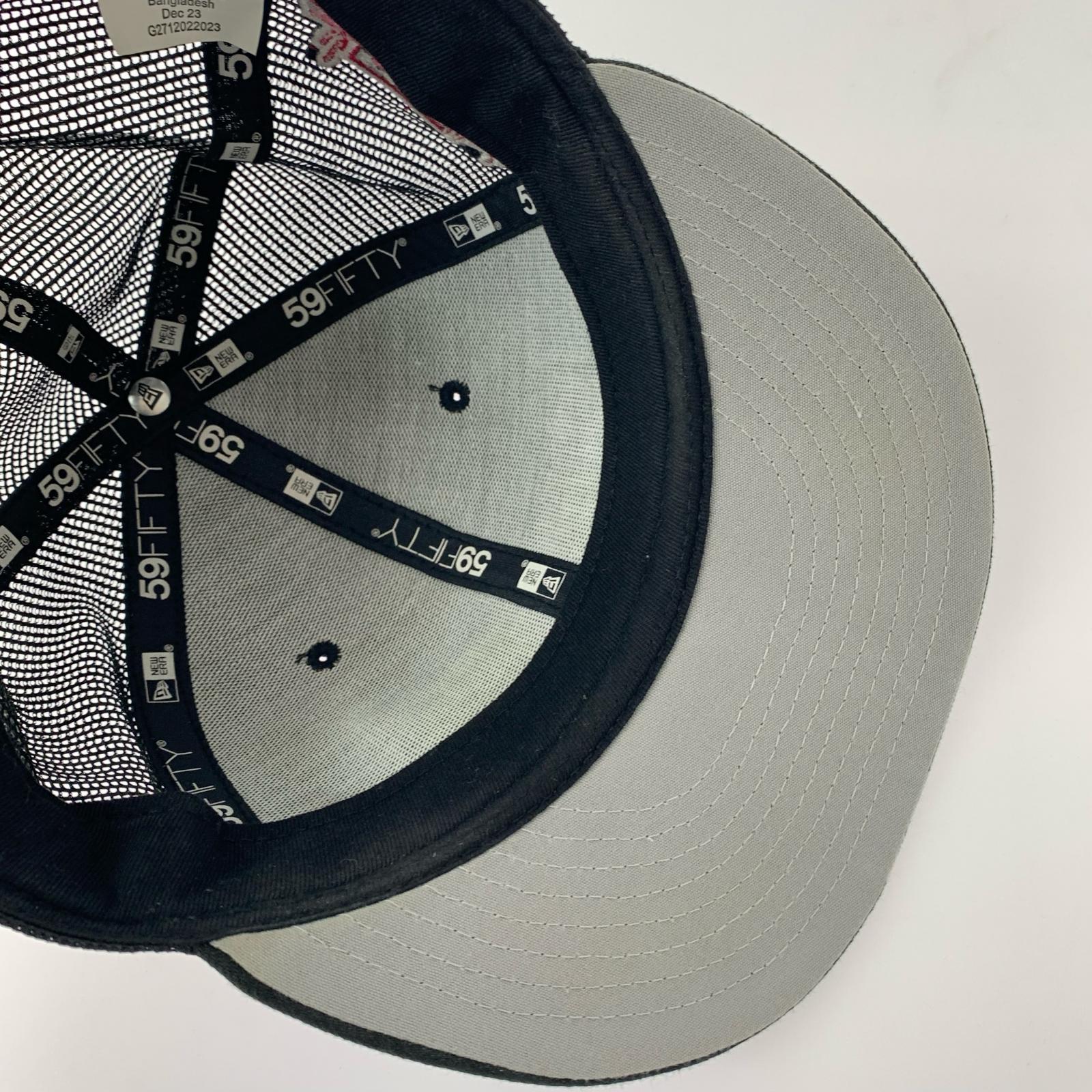 キャップ NEW ERA×Supreme 24SS BOX LOGO MESH NEW ERA 黒 ブラック