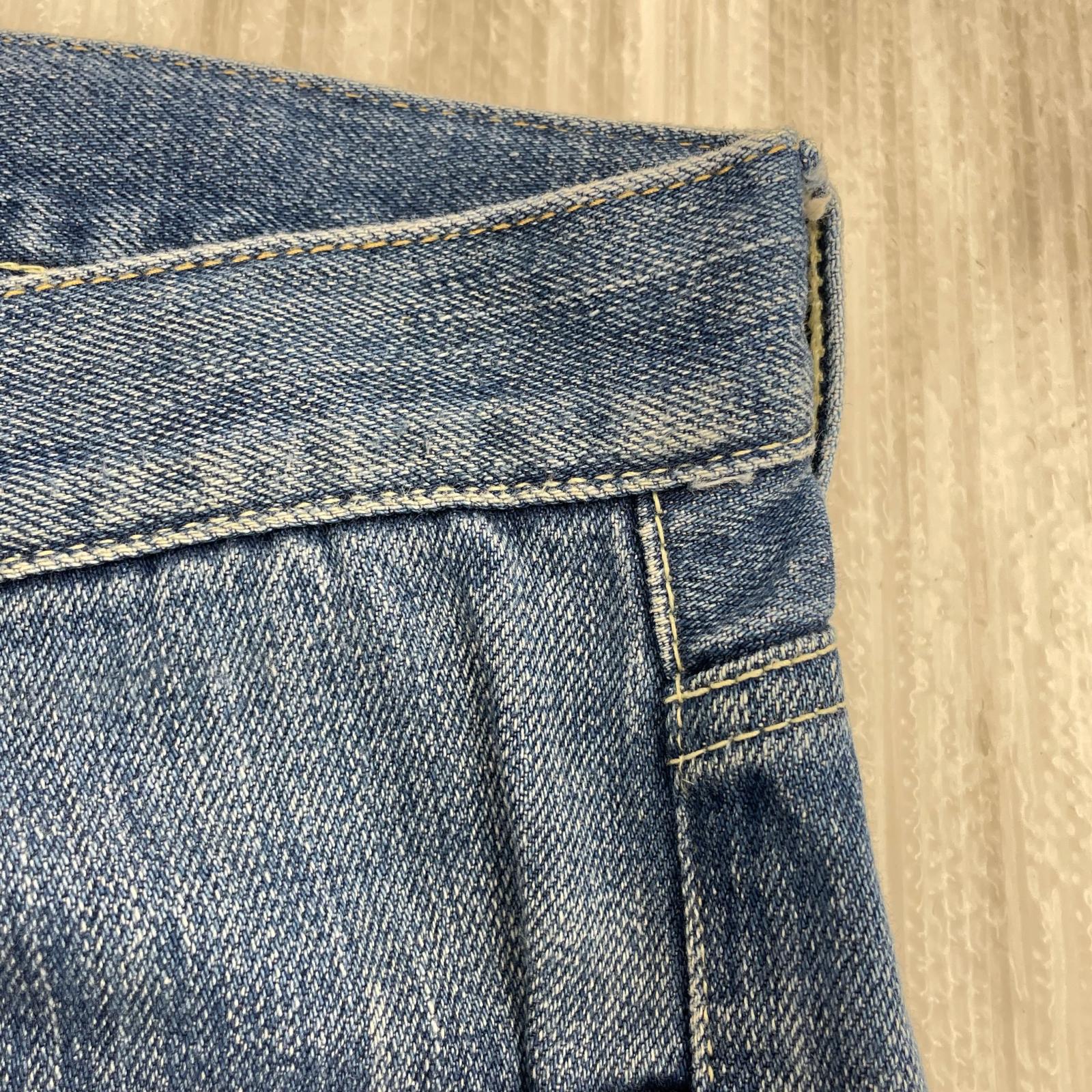 デニムパンツ アーカイブ デニムカーゴパンツ M ブルー