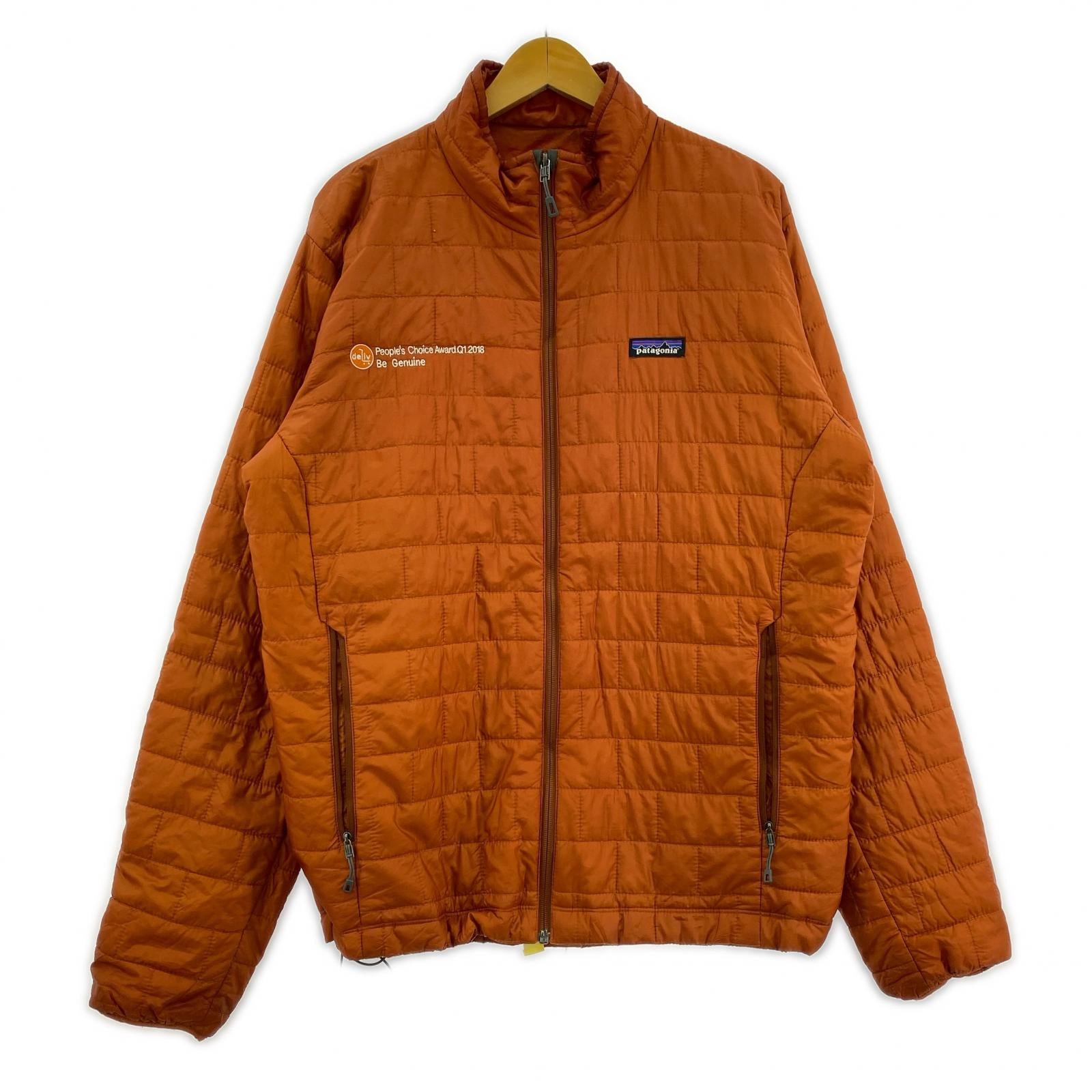 ブルゾン NANO PUFF JACKET L オレンジ