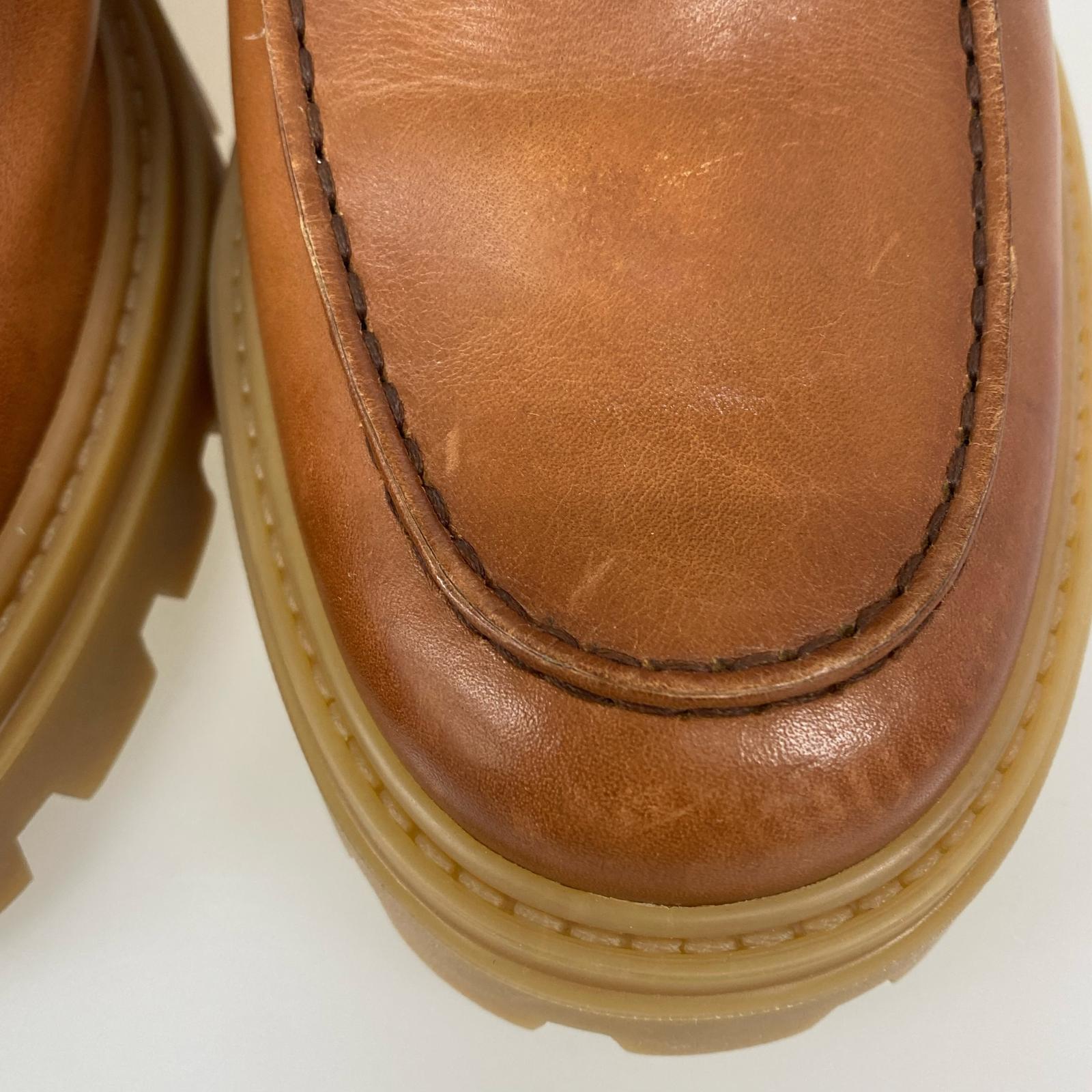 シューズ TOD’S コインローファー 61/2A ブラウン ブラウン