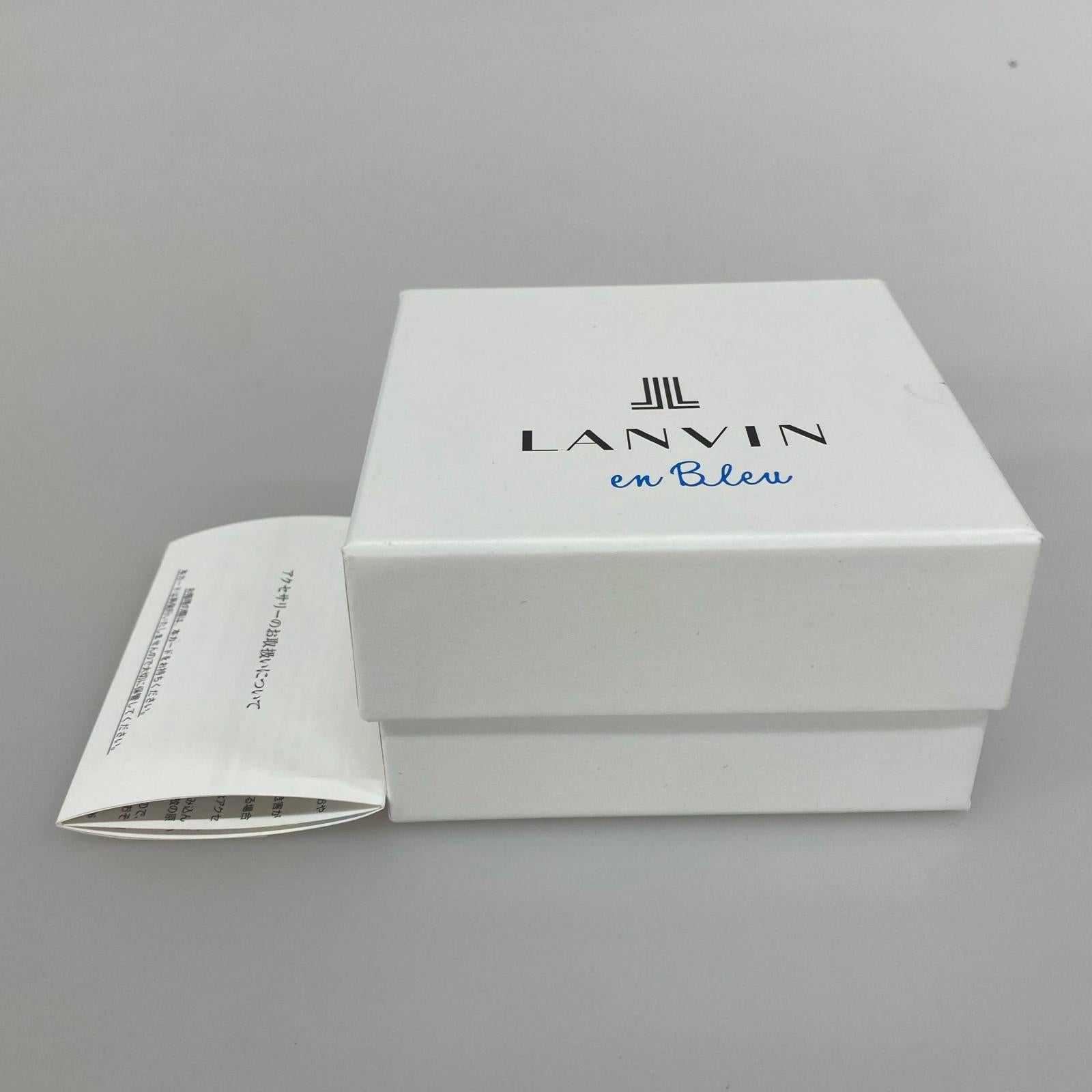 ネックレス LANVIN en Bleu 馬蹄モチーフ シェルネックレス