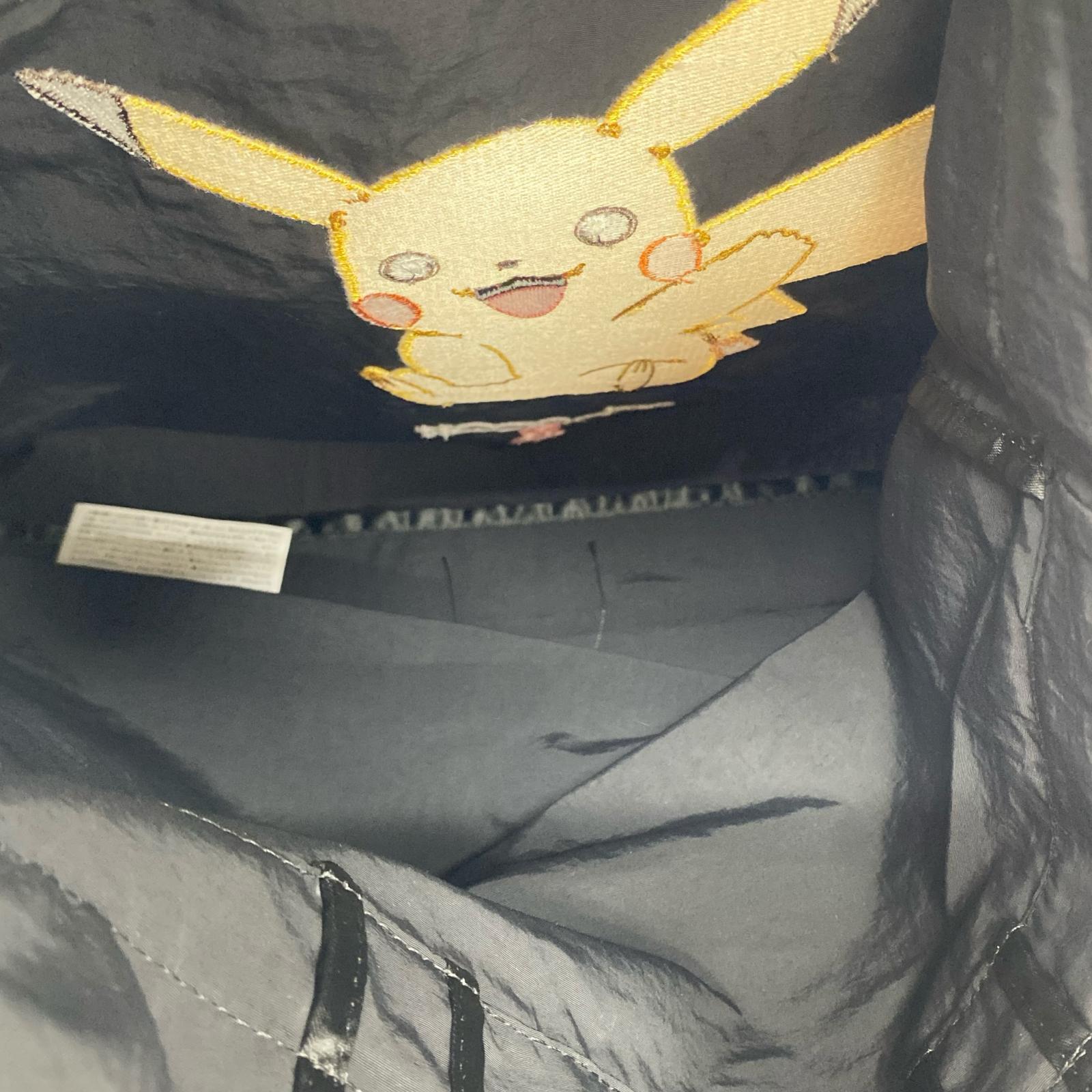 トートバッグ Chacott ピカチュウ トートバッグ ブラック ブラック