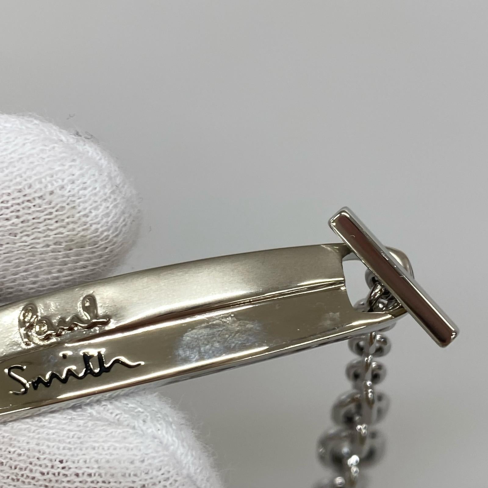 ブレスレット Paul Smith Double Ring Motif ステンレスブレスレット