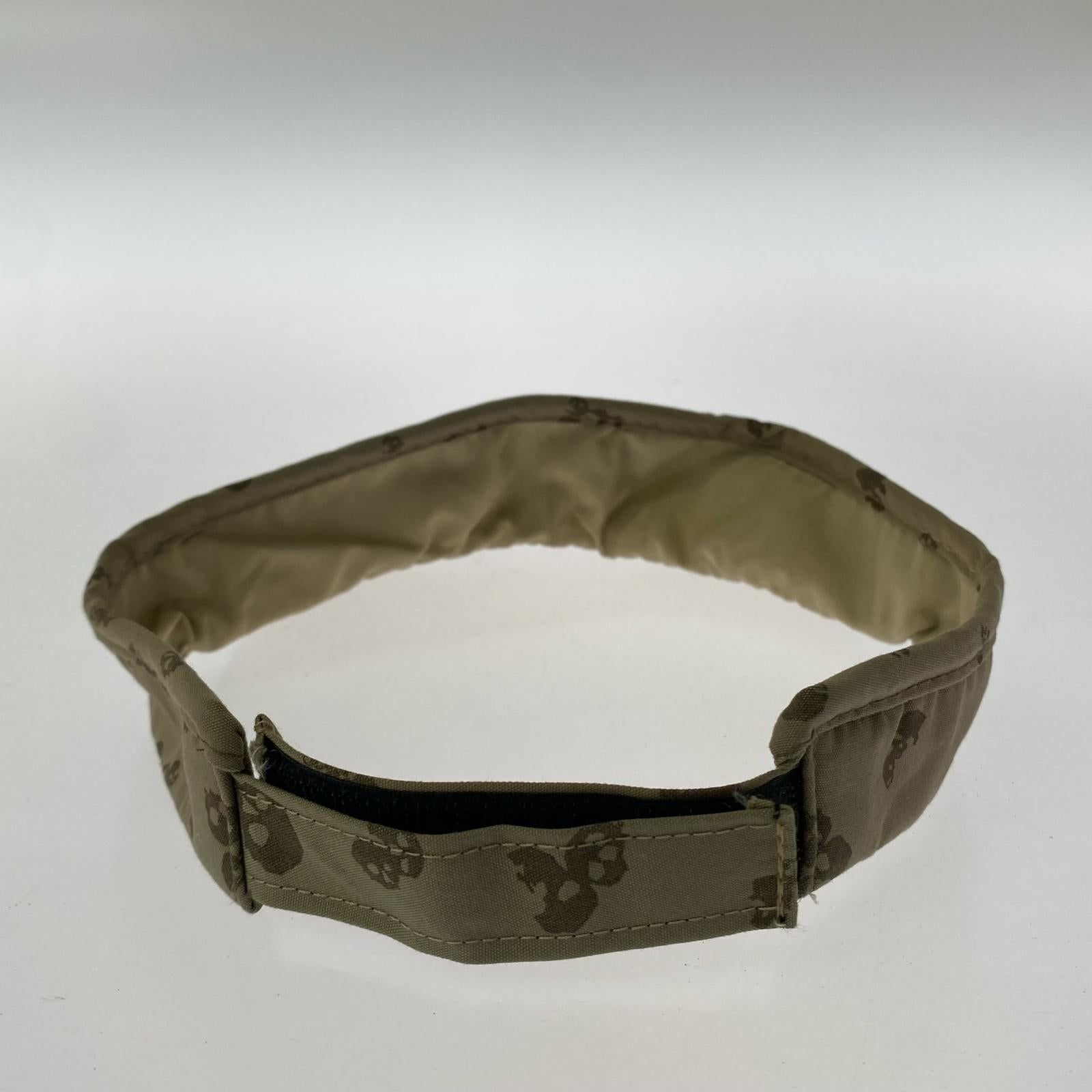 その他帽子 Headgear スカル柄 サンバイザー ブラウン