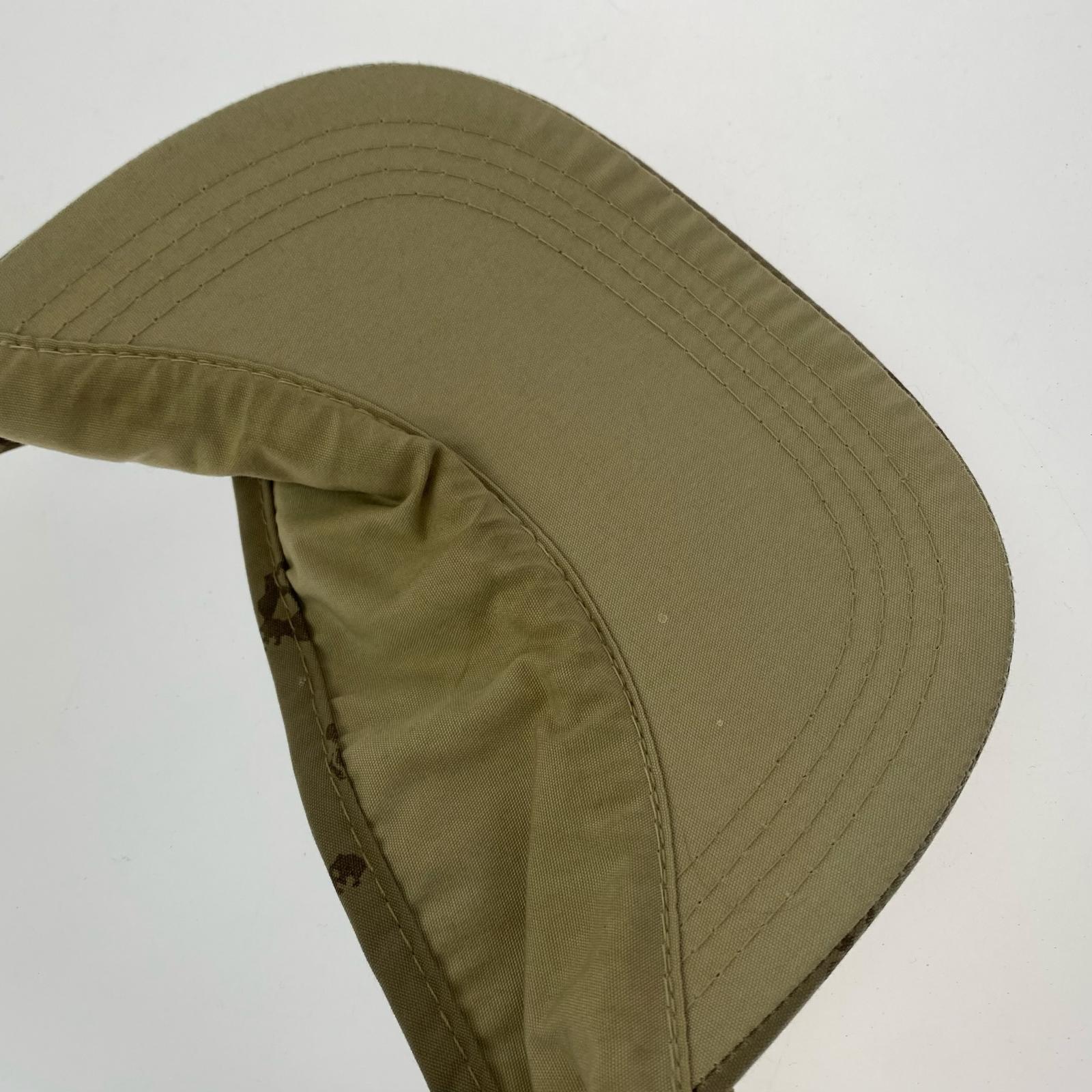 その他帽子 Headgear スカル柄 サンバイザー ブラウン