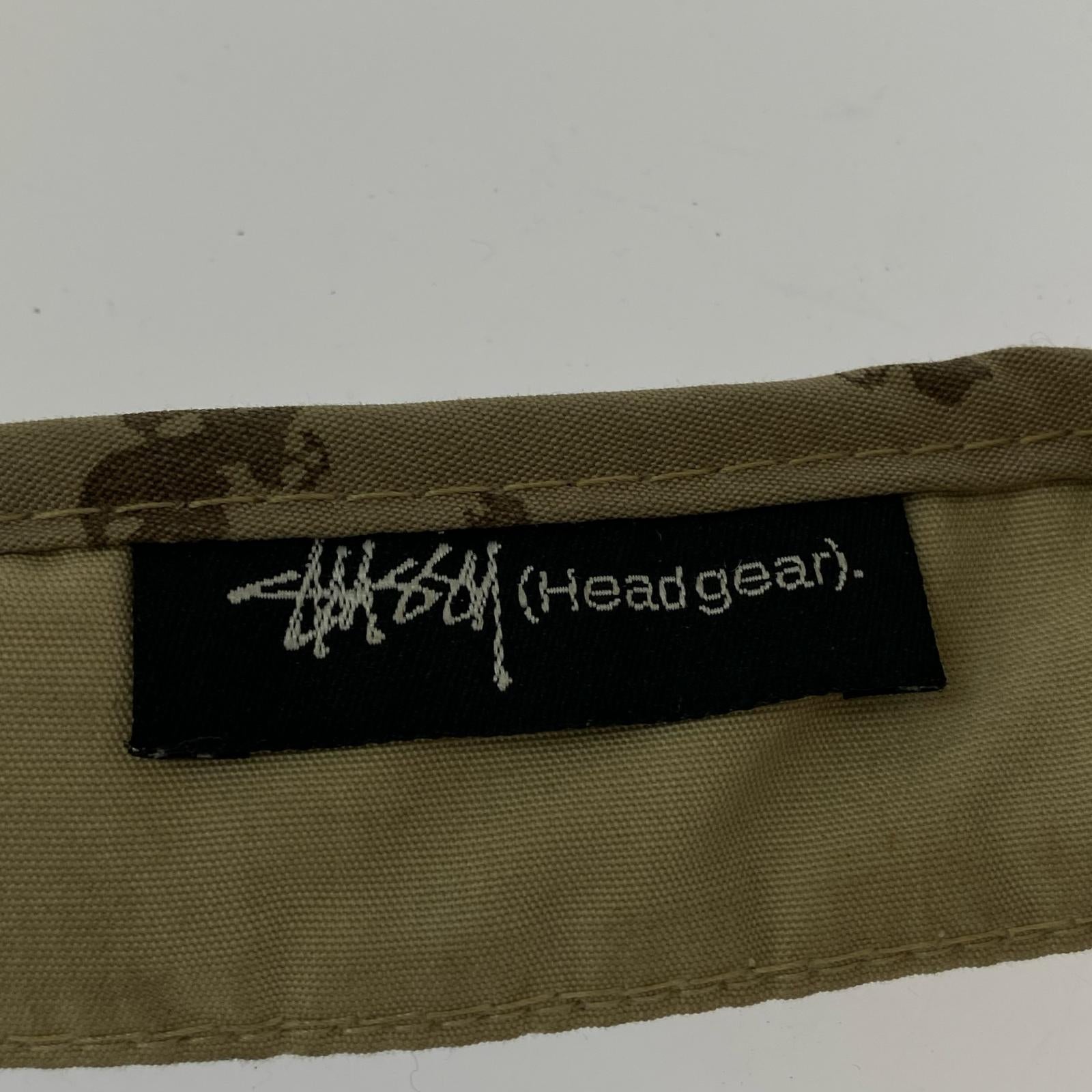 その他帽子 Headgear スカル柄 サンバイザー ブラウン