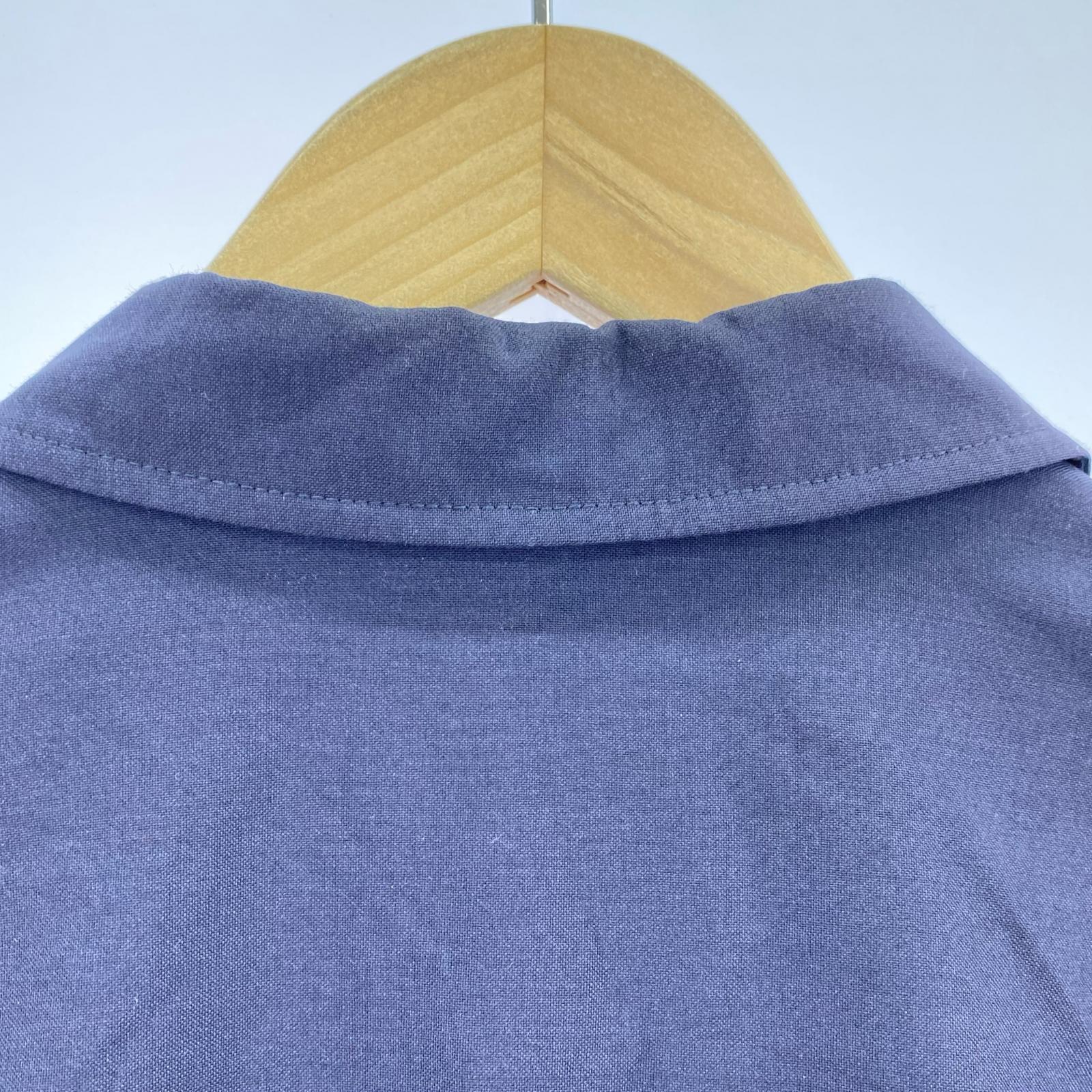 長袖シャツ de bonne facture シャツ ネイビー (46) 46 ネイビー