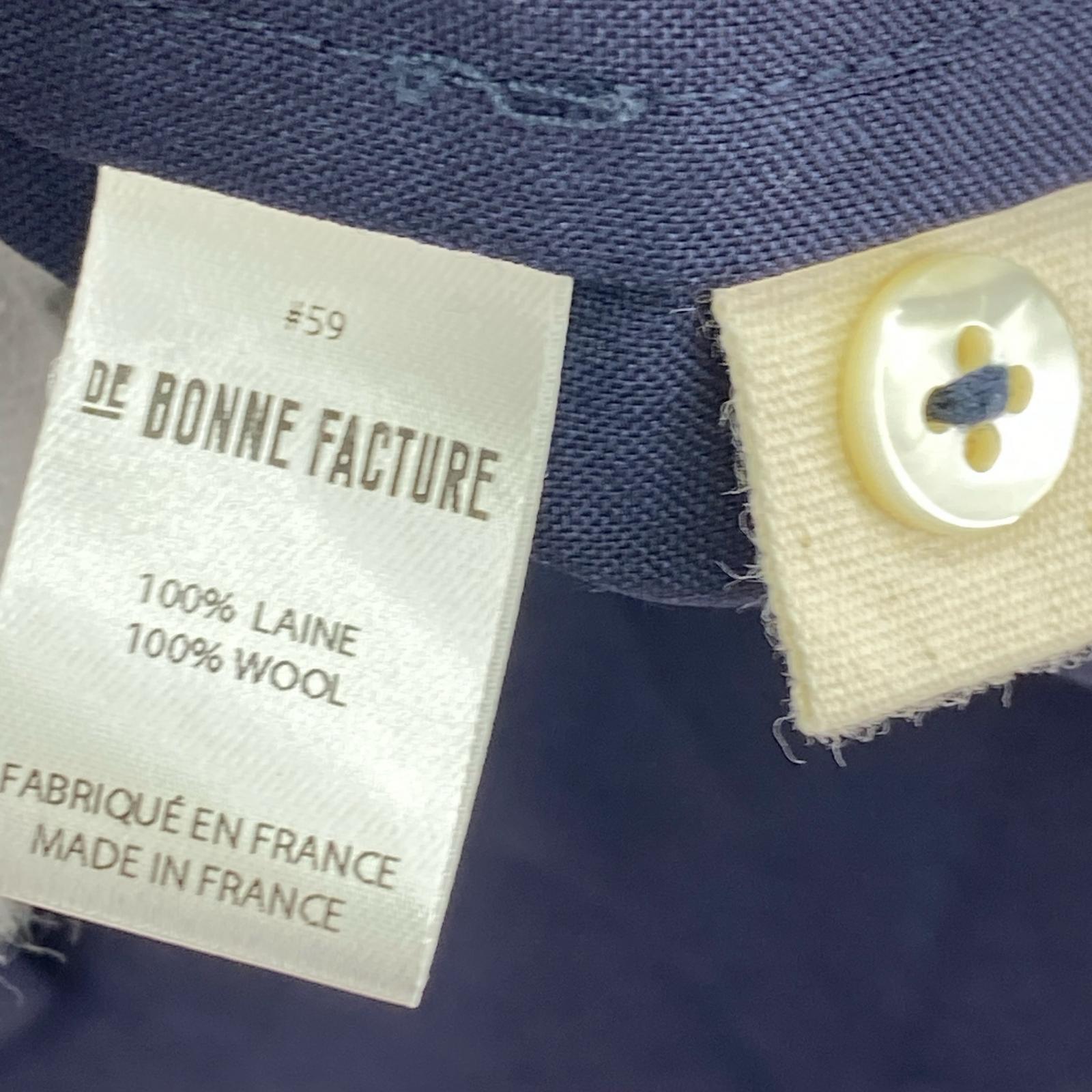 長袖シャツ de bonne facture シャツ ネイビー (46) 46 ネイビー