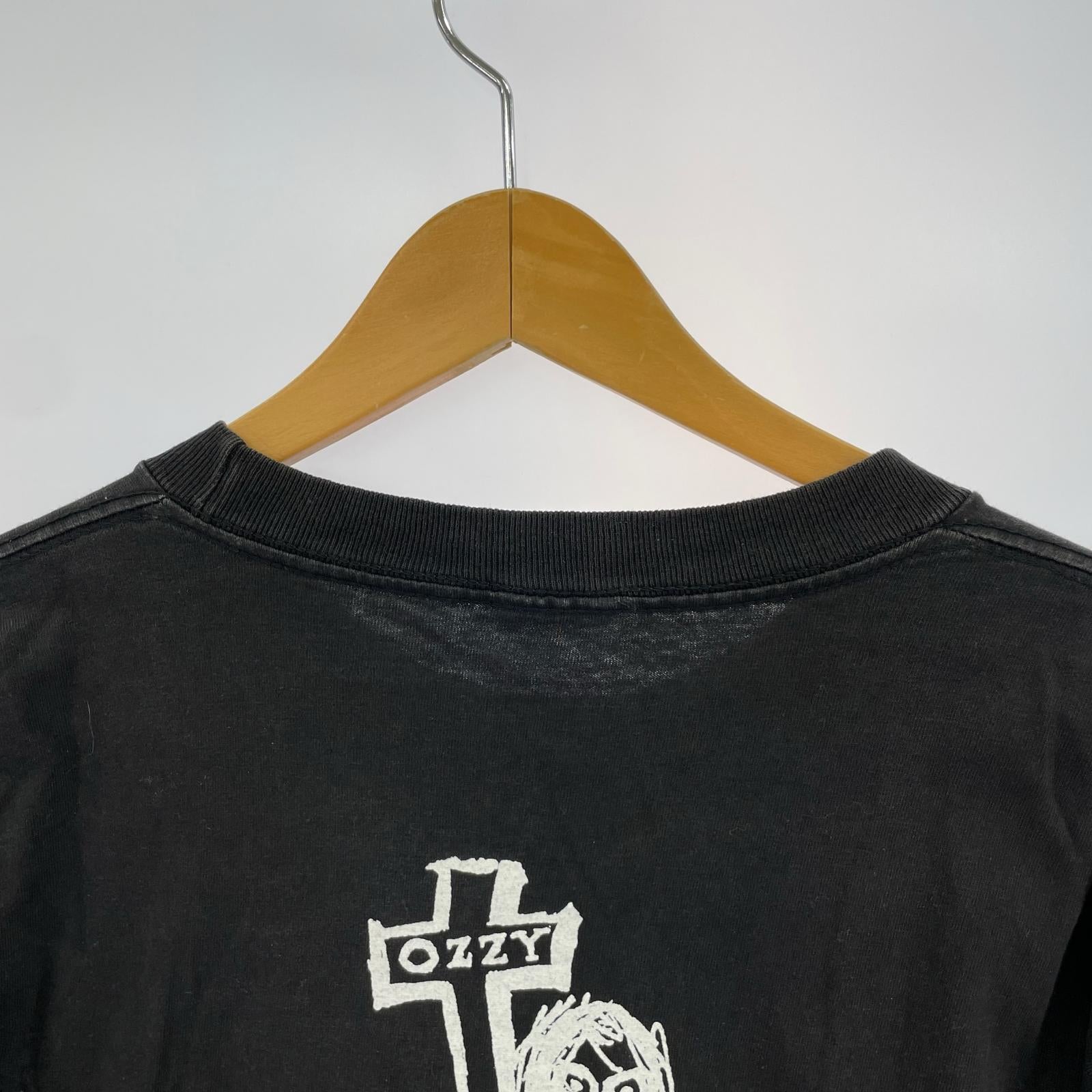 半袖Tシャツ 90s OZZY OZBOURNE MONOWISE LIMITED TEE L L ブラック