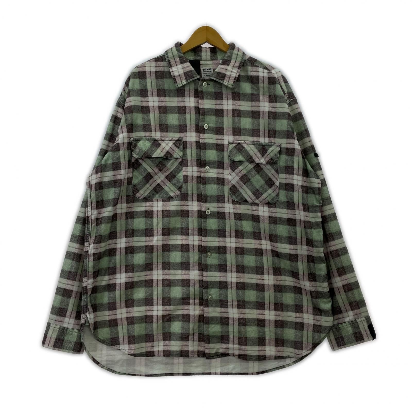 長袖シャツ COMPILE×BIG MAC SHIRT/サイズ42 42