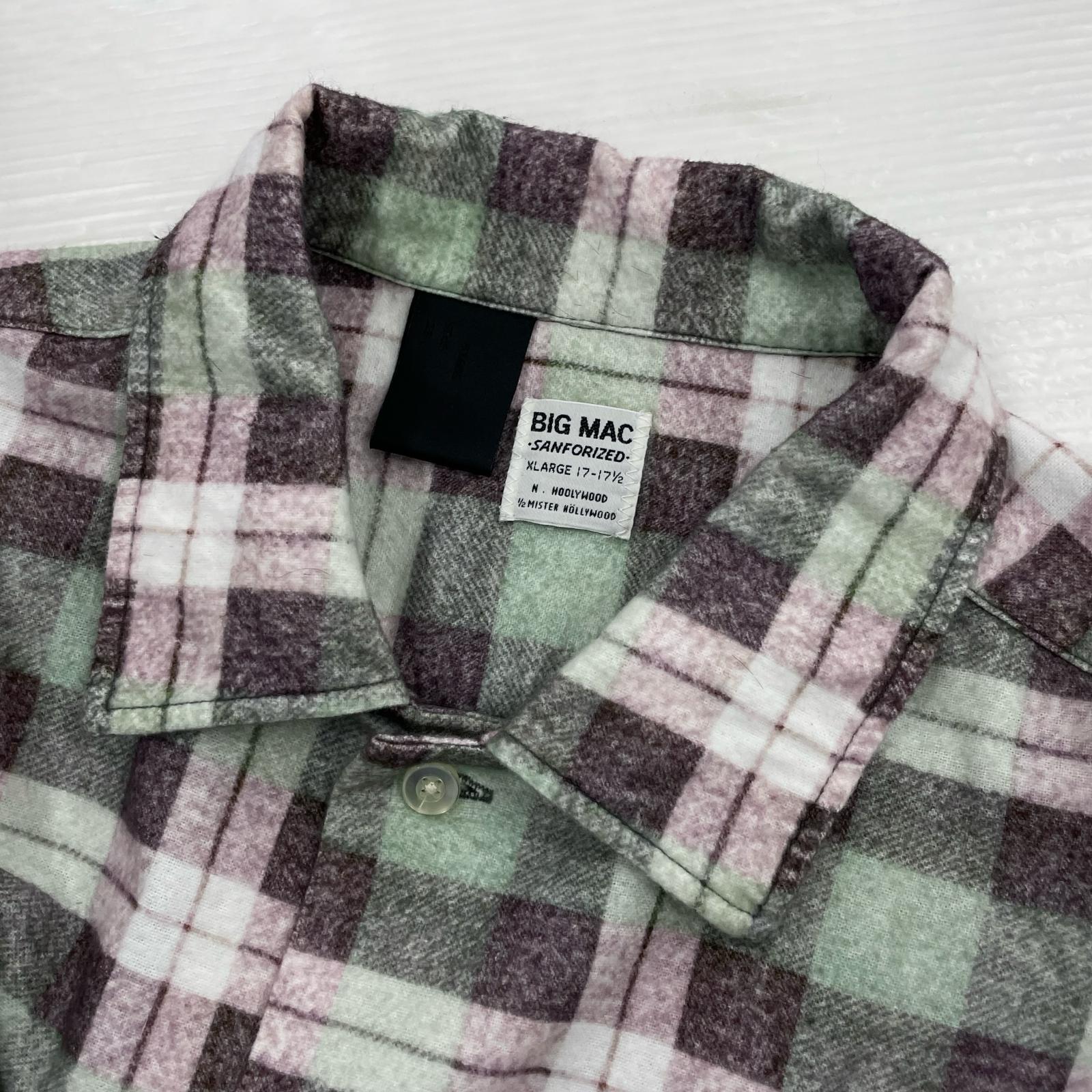 長袖シャツ COMPILE×BIG MAC SHIRT/サイズ42 42