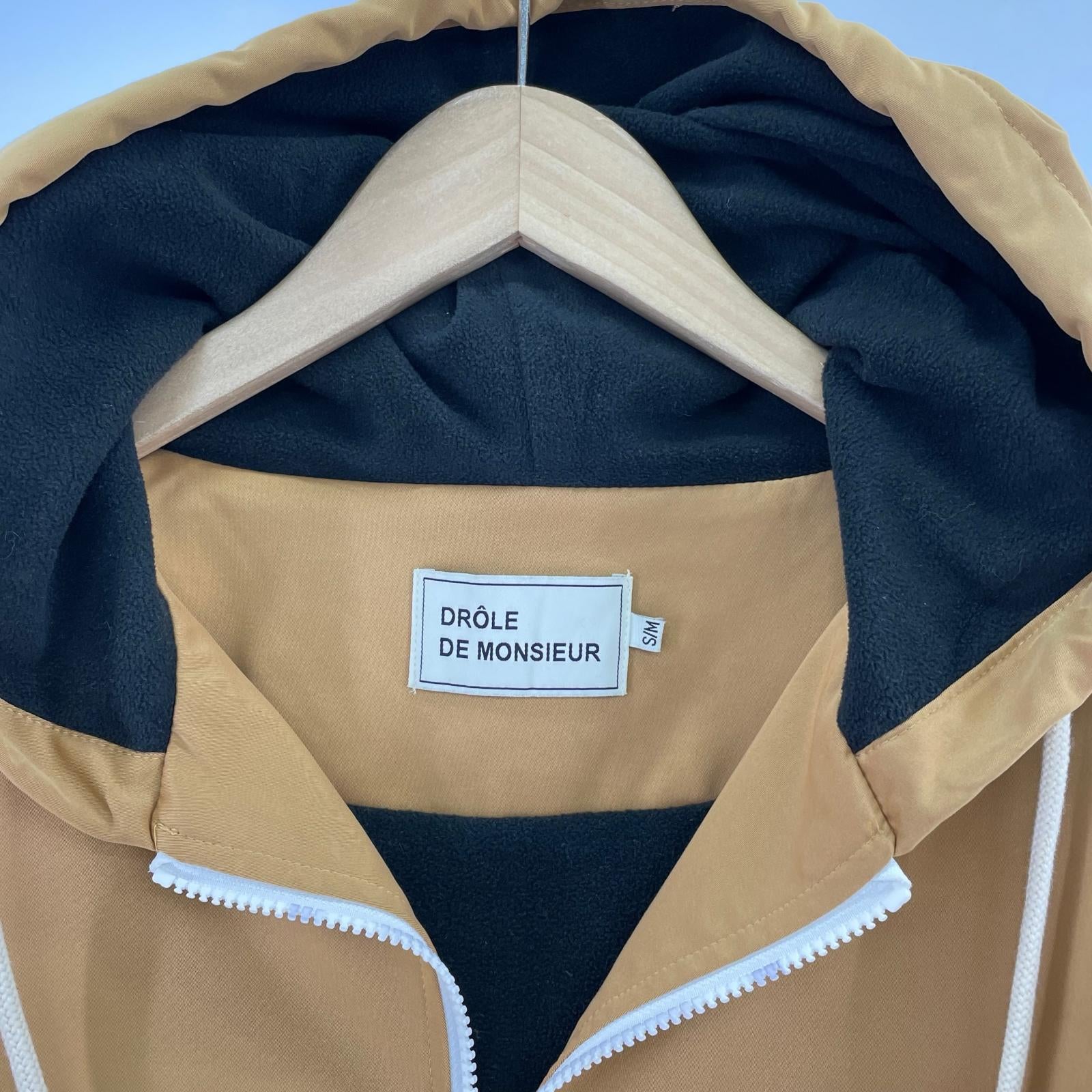 ジャケット Drole de Monsieur HOODED NFPM JACKET フーデッドブルゾン S/M キャメル