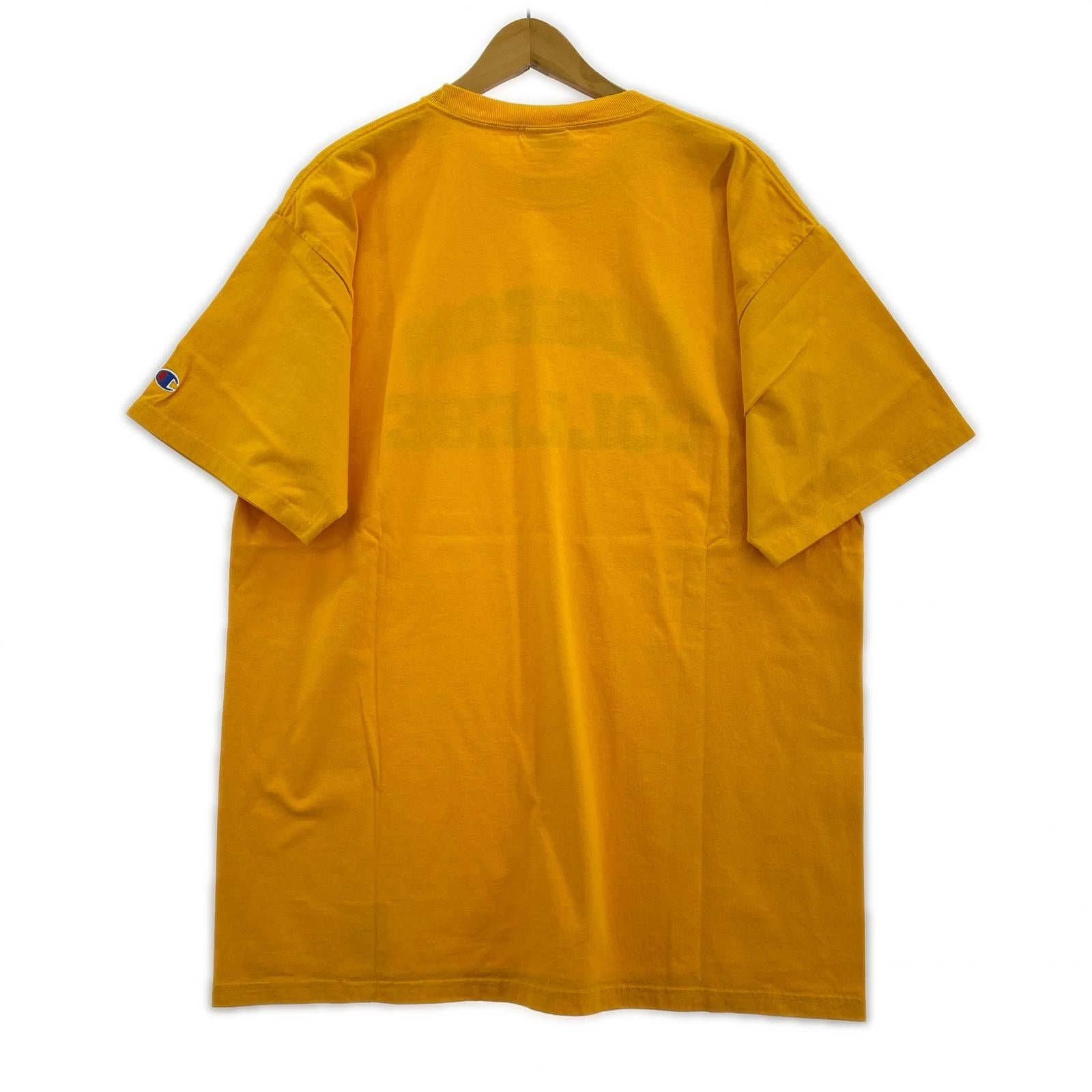 半袖Tシャツ KITH VINTAGE Champion カレッジプリントTee XL マスタード