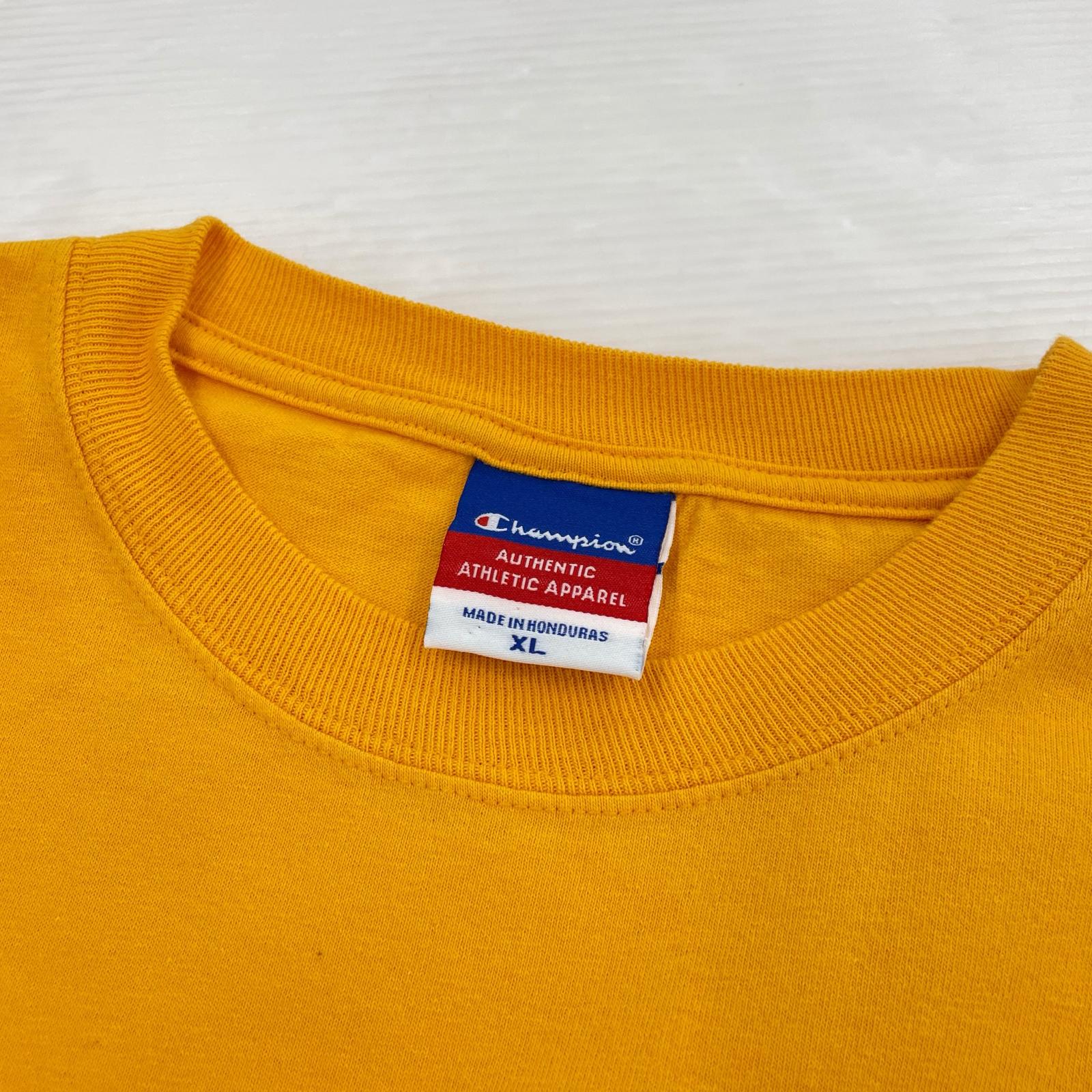 半袖Tシャツ KITH VINTAGE Champion カレッジプリントTee XL マスタード
