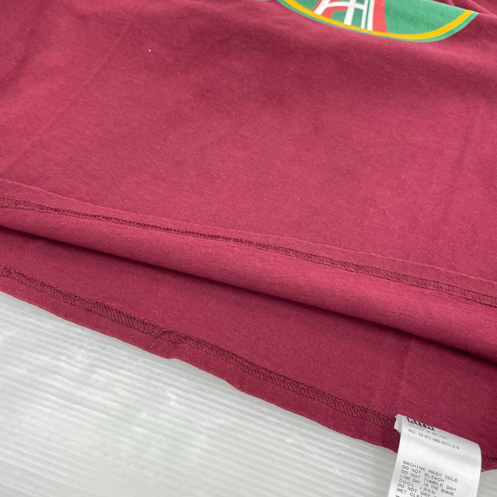 半袖Tシャツ KITH VINTAGE SEATTLE SONCS プリントTee XL ボルドー