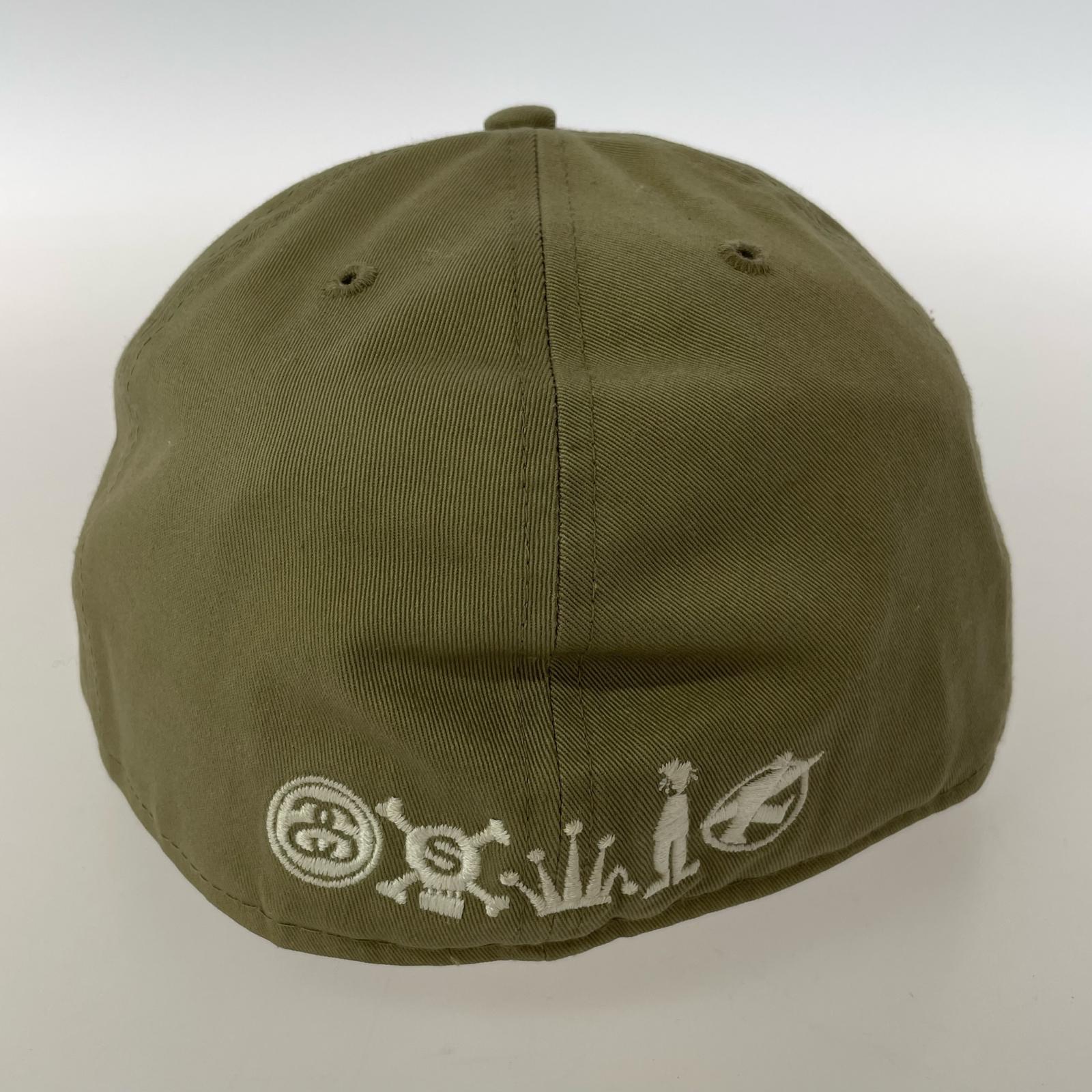 キャップ 00s NEWERA ロゴ刺繍 カーキ カーキ