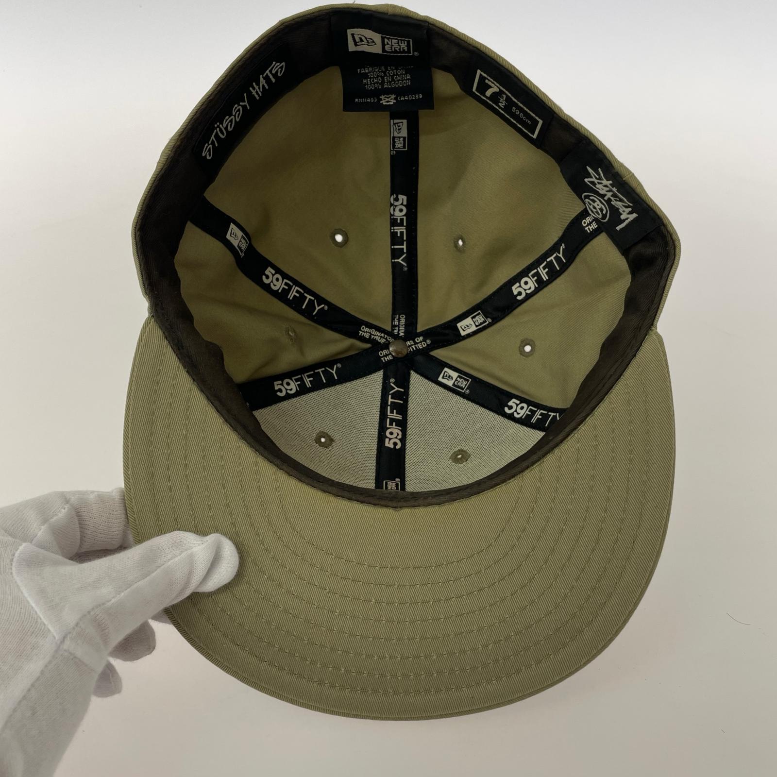 キャップ 00s NEWERA ロゴ刺繍 カーキ カーキ