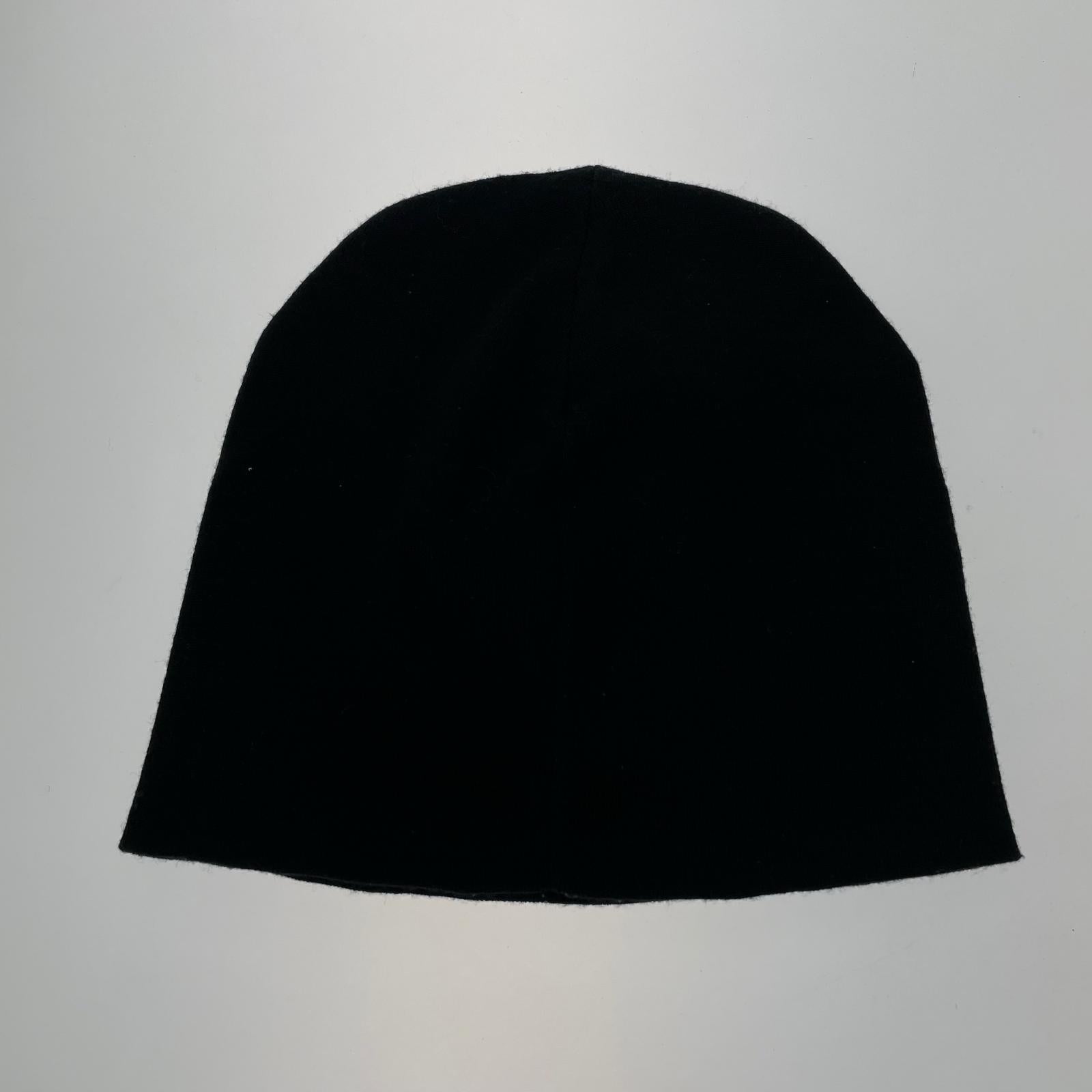 ニットキャップ HEART LOGO PATCH BEANIE ブラック