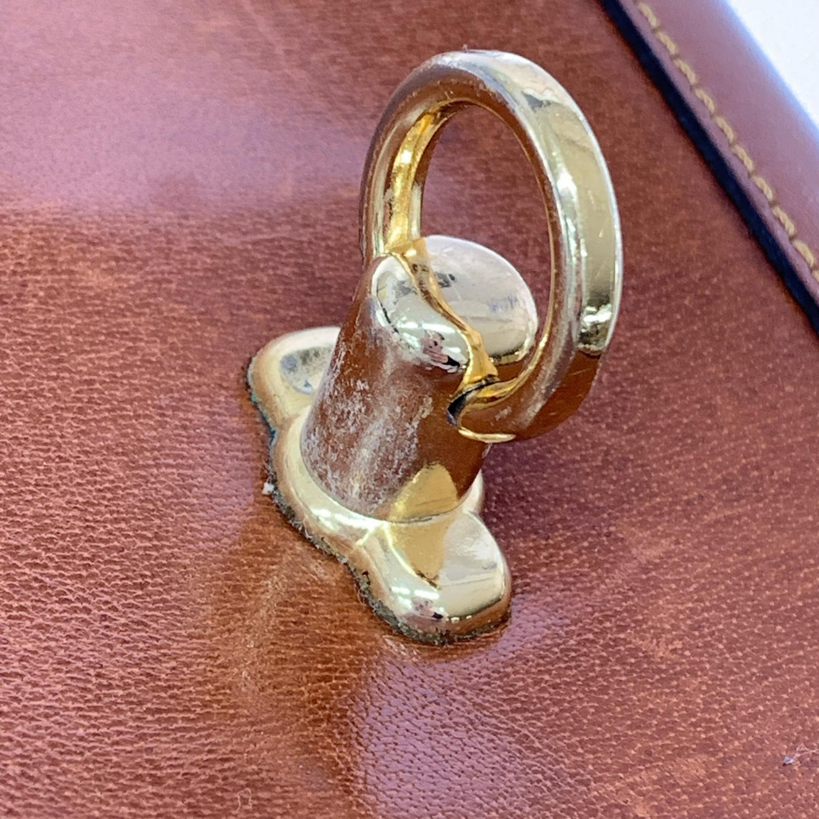 ショルダーバッグ OROFINO レザーショルダーバッグ ブラウン