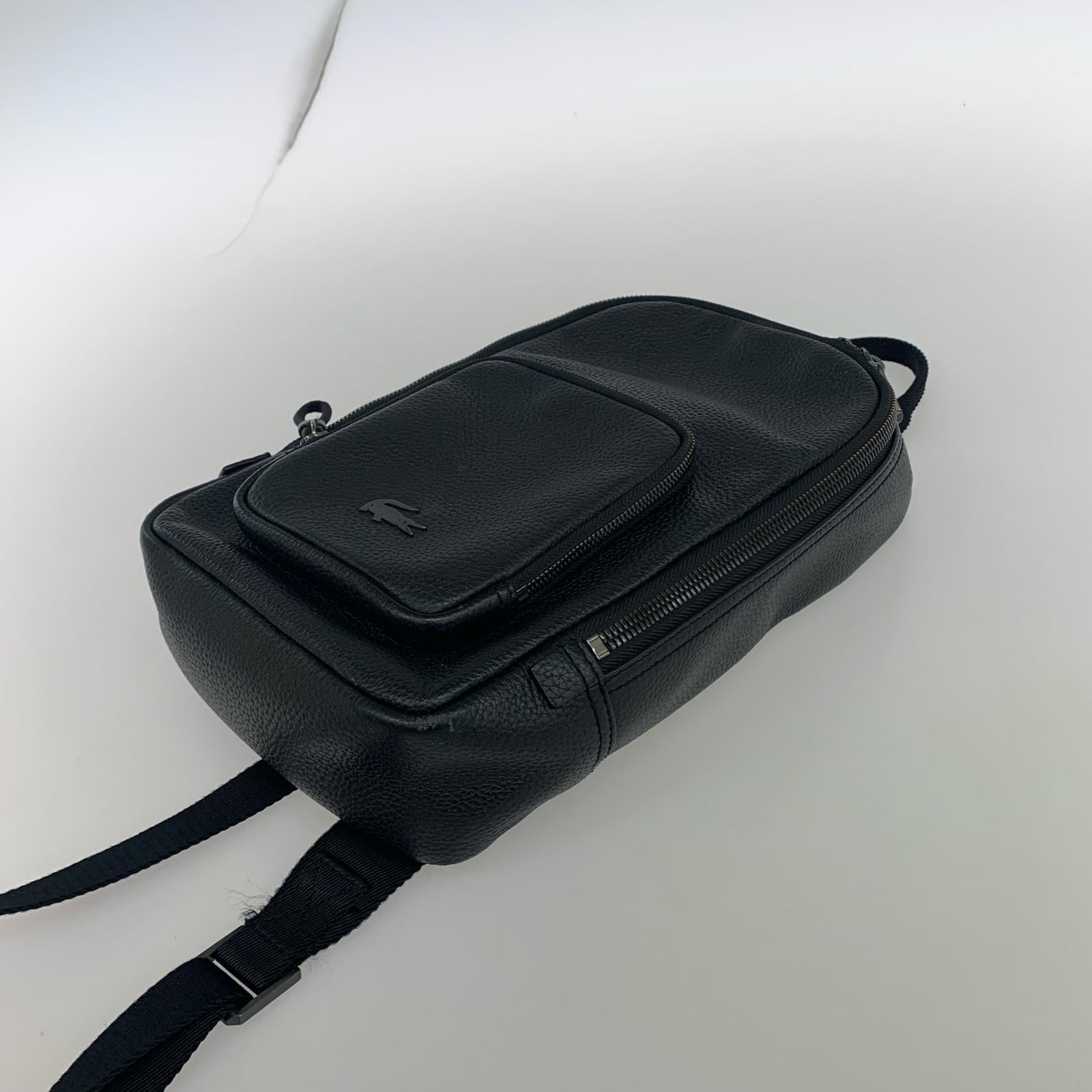 ショルダーバッグ グレインレザー バッグ ブラック