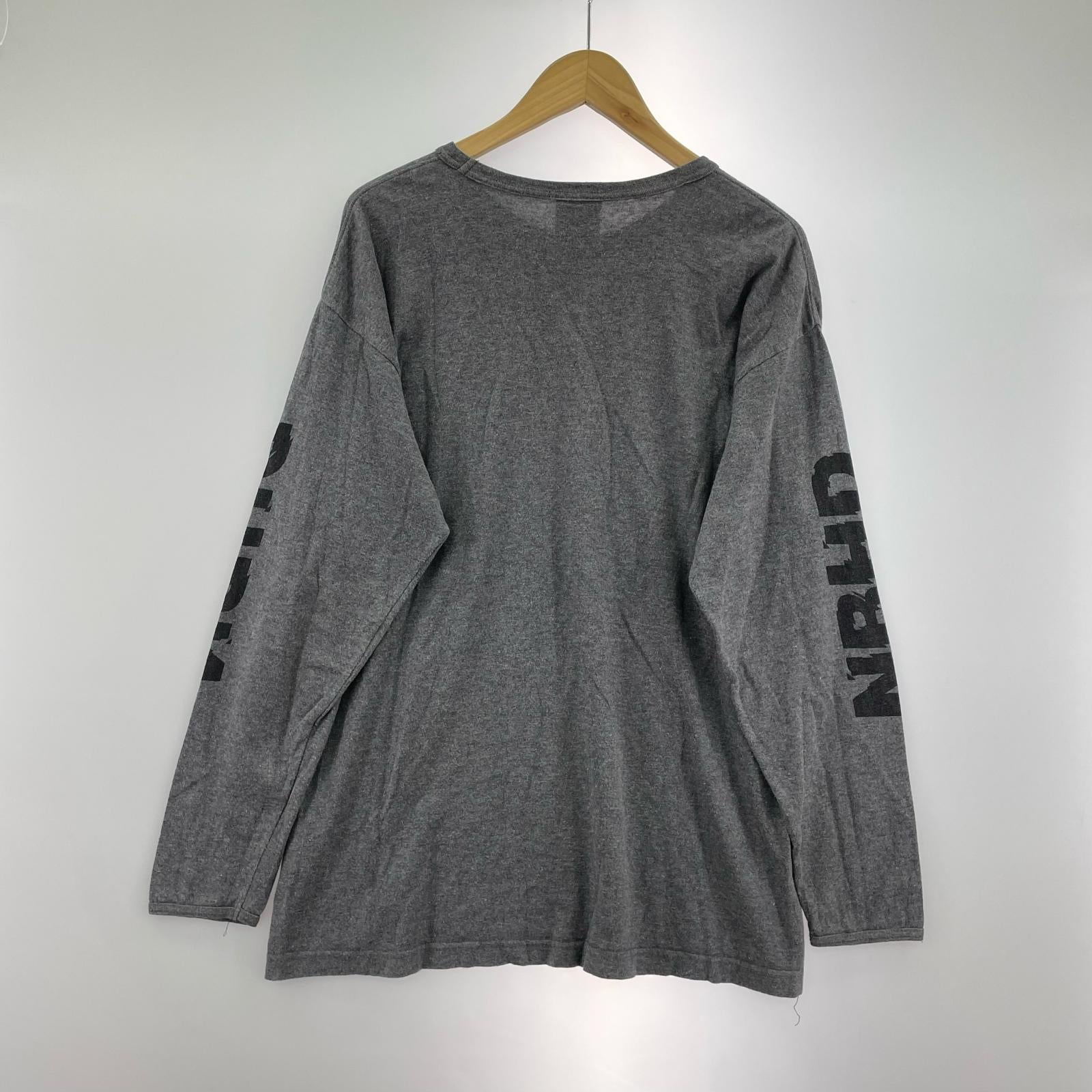 長袖Tシャツ 99s L/SプリントTee グレー
